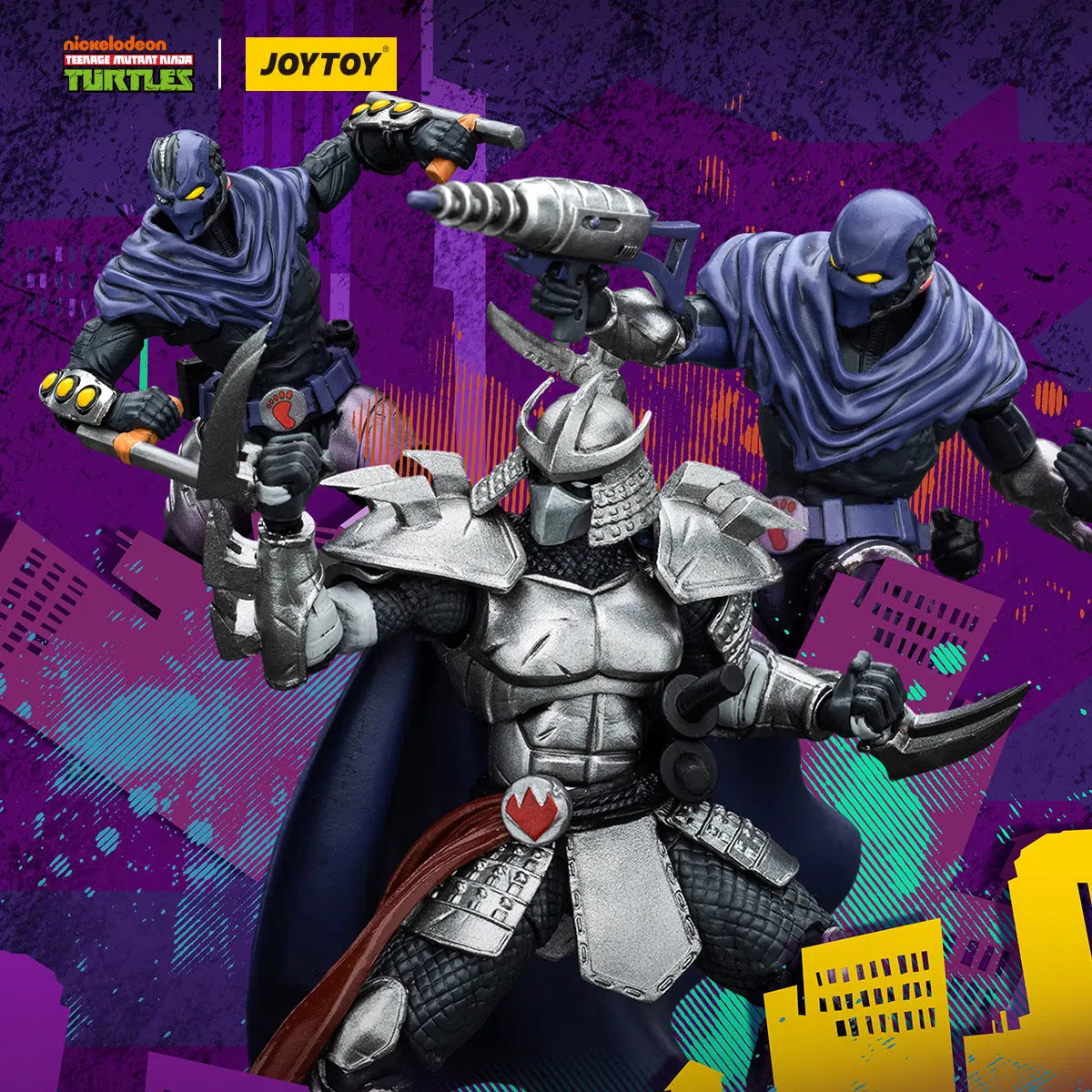 Teenage Mutant Ninja Turtles Shredder Footclan A B 1 18 Scale Limited Batch Joy Toy