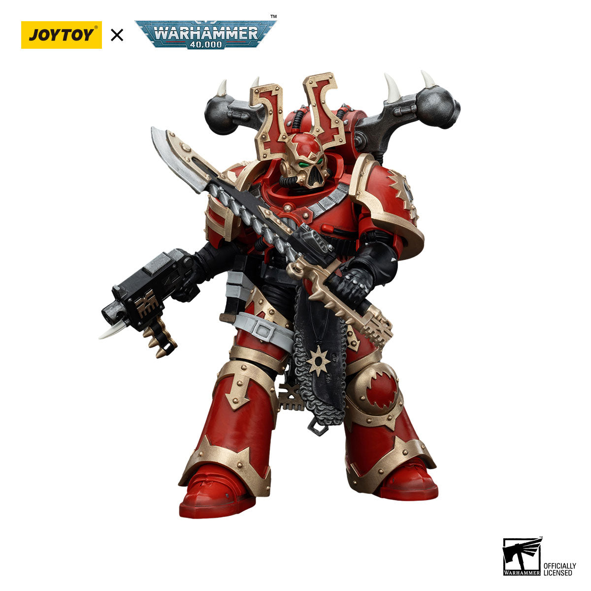 Warhammer 40k: World Eaters: Khorne Berzerker 1: Action Figure: Joy Toy