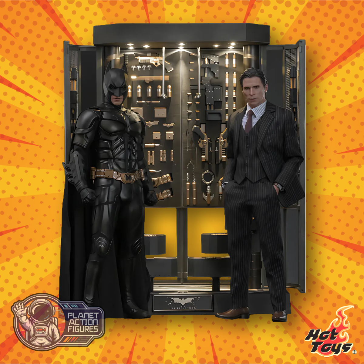 Batman: The Dark Knight: Armory With Bruce Wayne & Batman: 2.0: Hot Toys