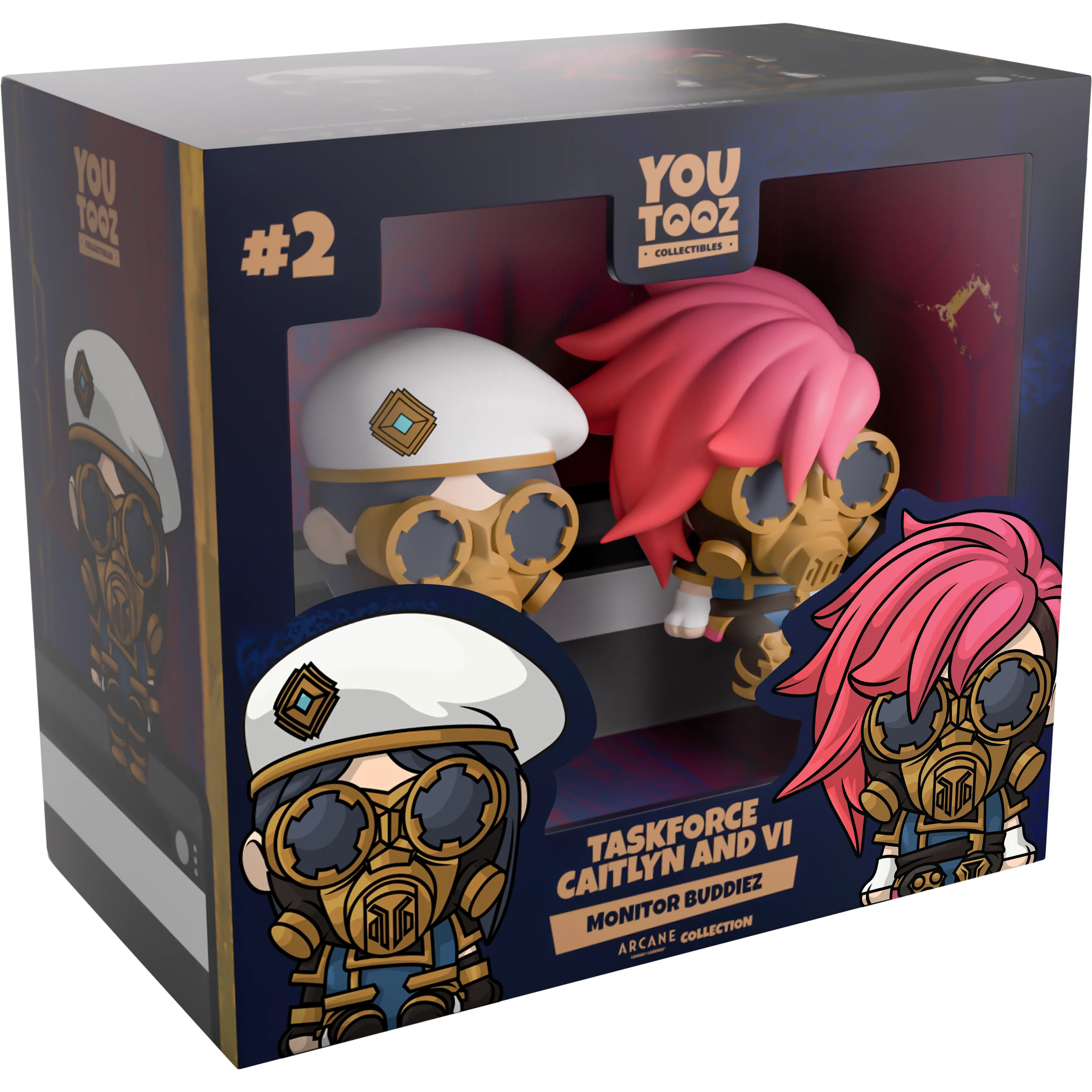 Arcane: Taskforce Caitlyn & Vi: Monitor Buddiez: Vinyl Figures: YouTooz