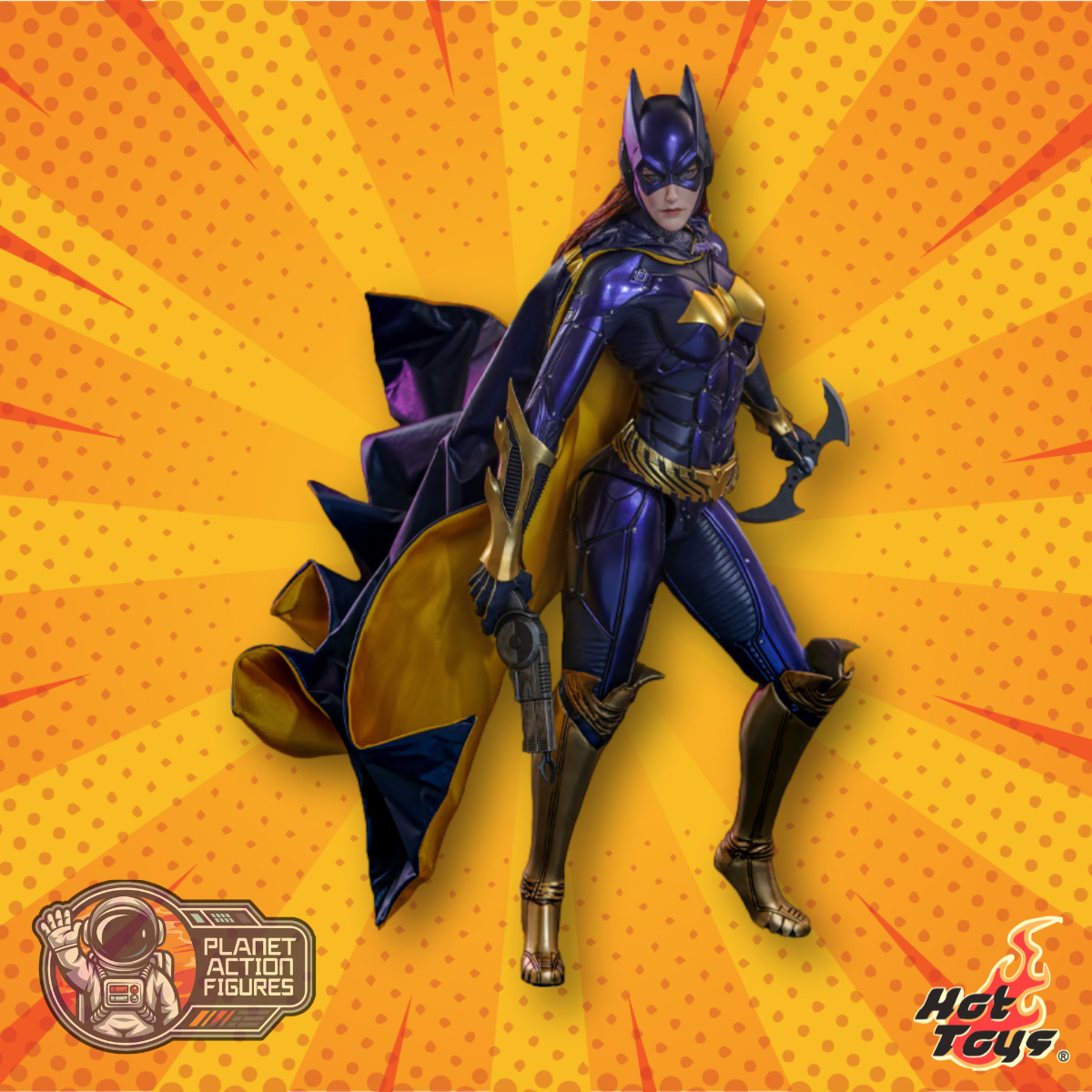 Batman Arkham Knight: Batgirl (Purple and Gold Version) Exclusive: 1/6th Scale Action Figure: Hot Toys