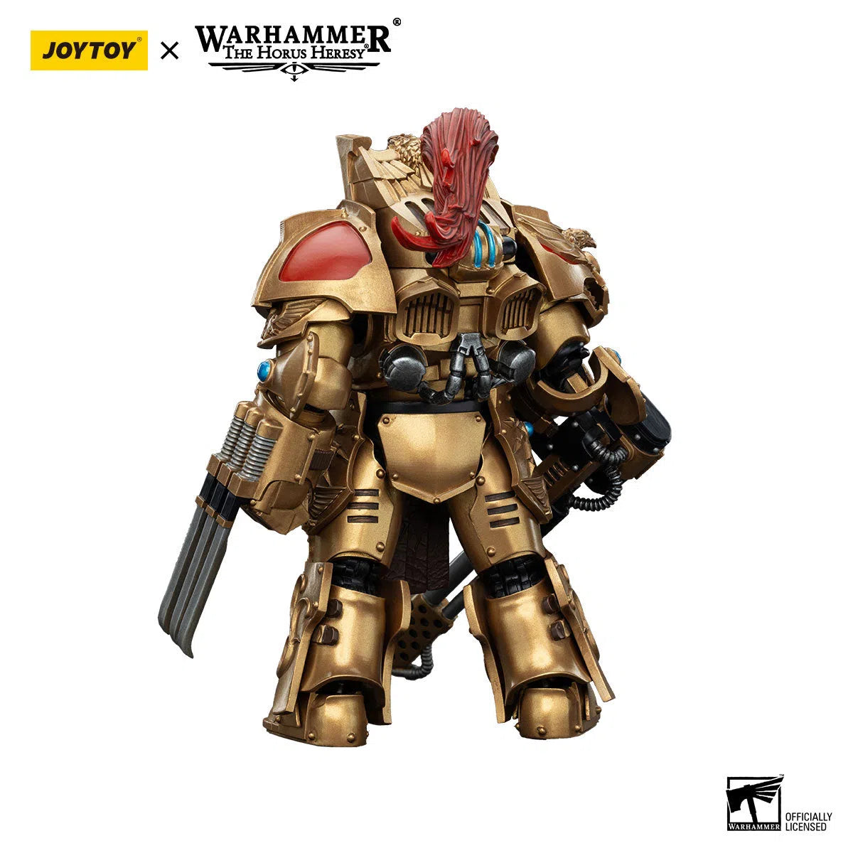 Warhammer: The Horus Heresy: Legio Custodes: Aquilon Terminator Squad: Aquilon With Infernus Firepike: Action Figure: Joy Toy