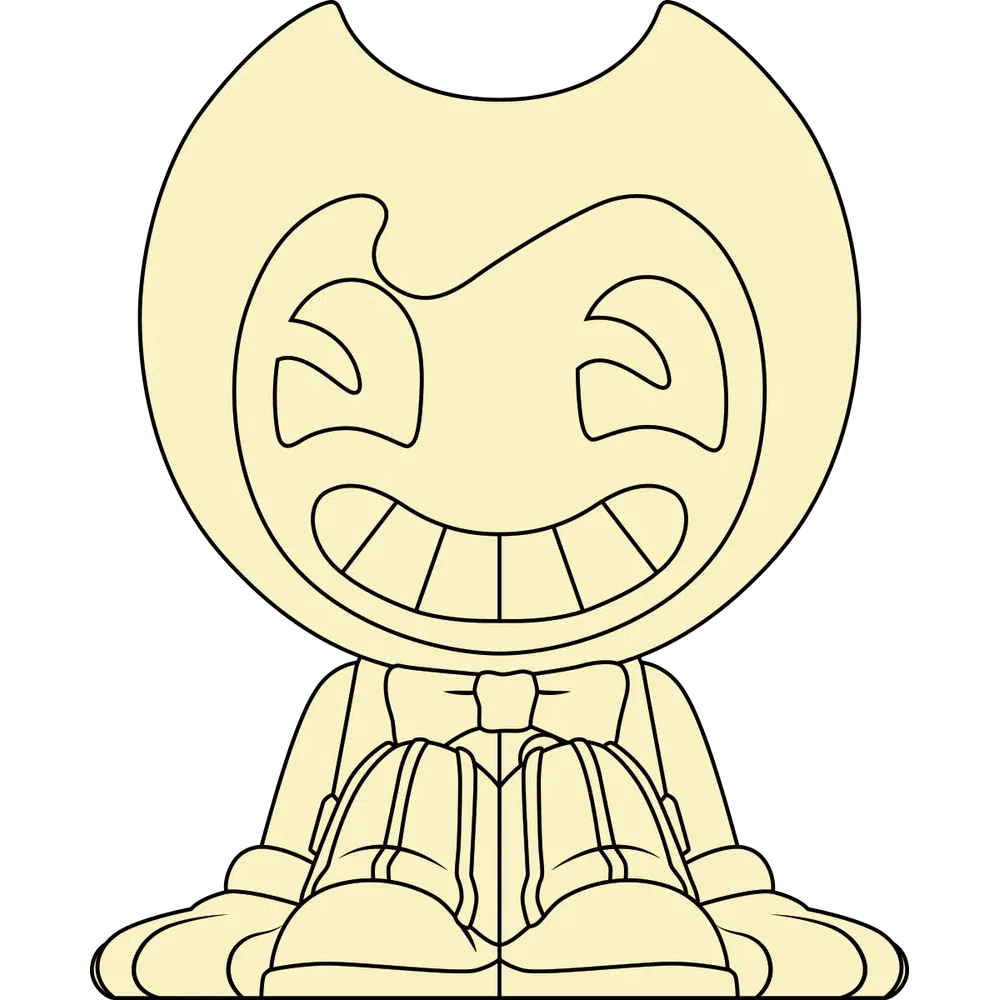 Bendy and the Dark Revival: Bendy: Night Light: Vinyl Figure: YouTooz