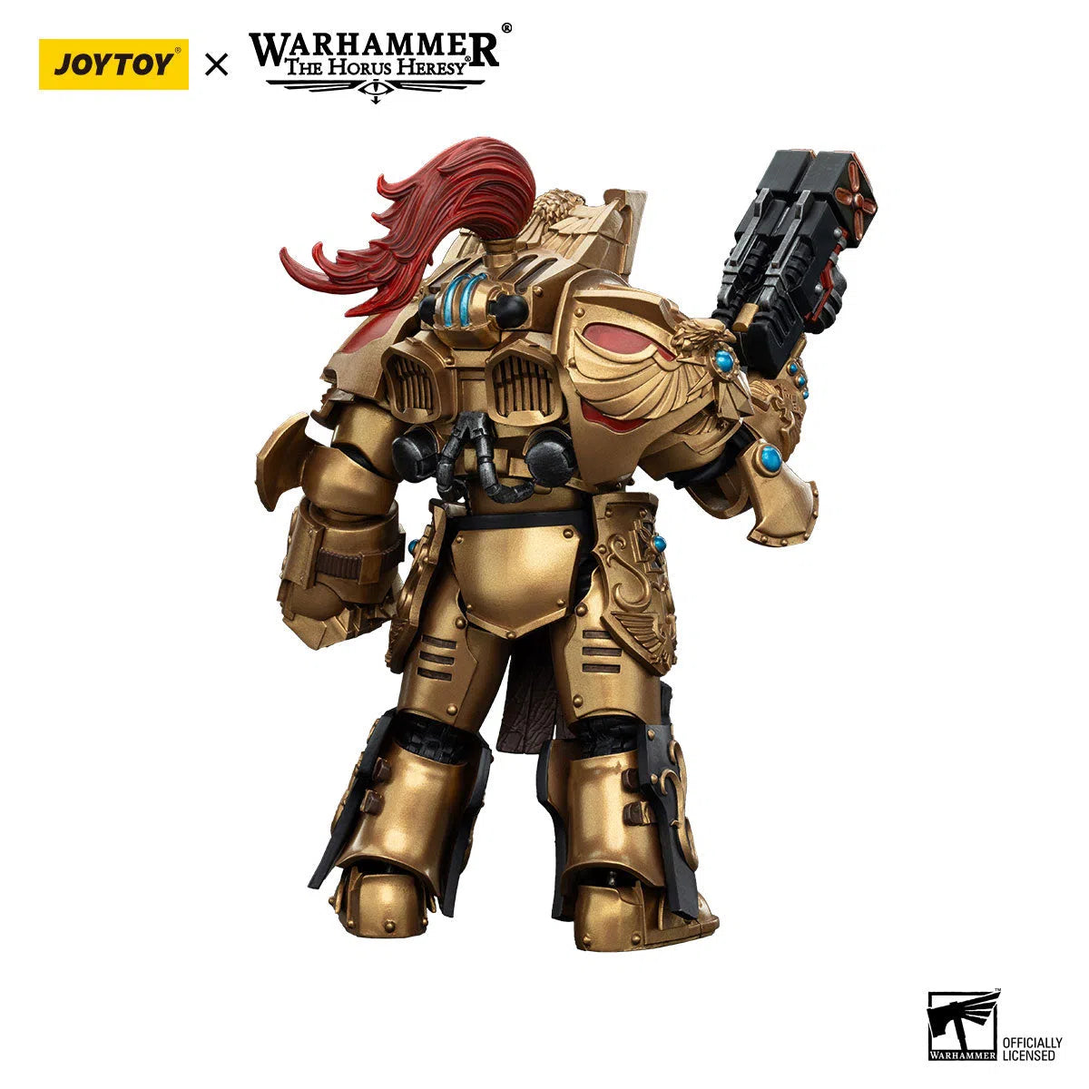 Warhammer: The Horus Heresy: Legio Custodes: Aquilon Terminator Squad: Aquilon With Twin-Linked Adrathic Destructor: Action Figure: Joy Toy