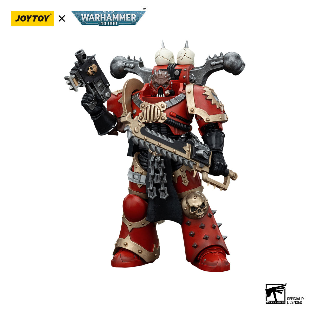 Warhammer 40k: World Eaters: Khorne Berzerker 7: Action Figure: Joy Toy