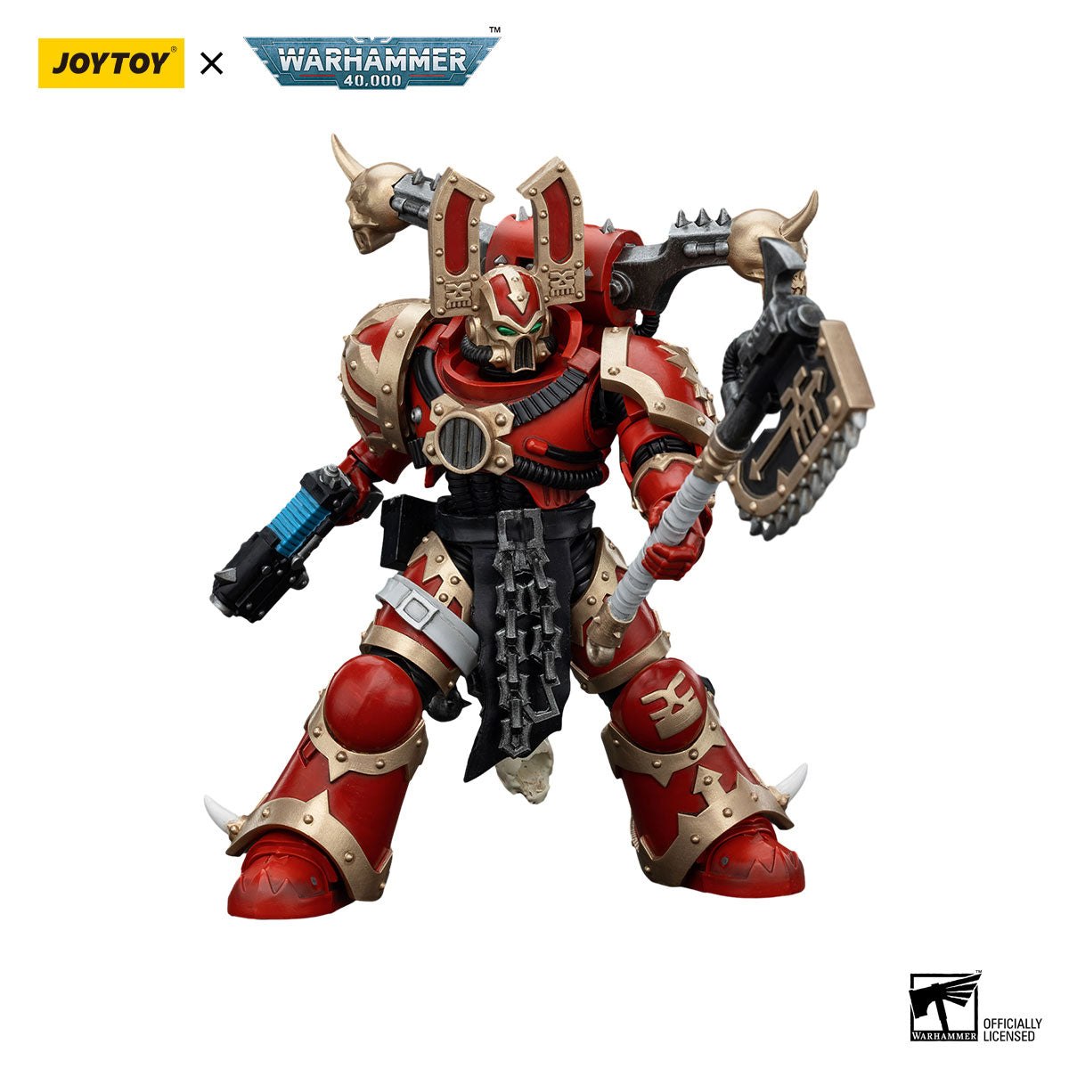 Warhammer 40k: World Eaters: Khorne Berzerker 3: Action Figure: Joy Toy