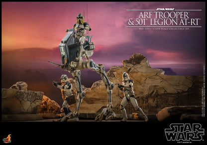 ARF Trooper & 501st Legion AT-RT: Star Wars The Clone Wars: TMS91 Hot Toys