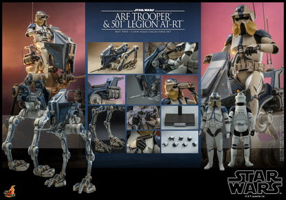 ARF Trooper & 501st Legion AT-RT: Star Wars The Clone Wars: TMS91 Hot Toys