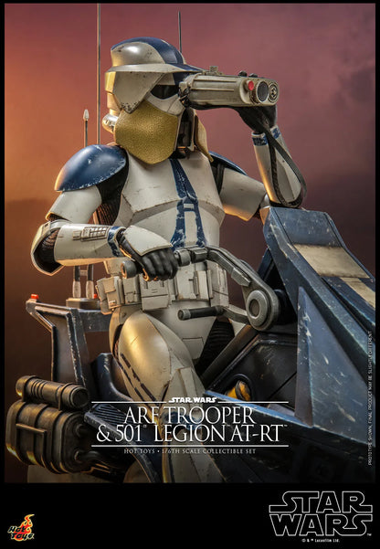 ARF Trooper & 501st Legion AT-RT: Star Wars The Clone Wars: TMS91 Hot Toys