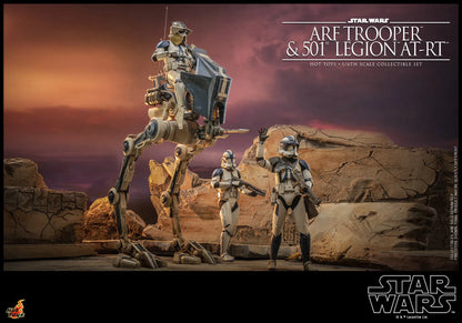 ARF Trooper & 501st Legion AT-RT: Star Wars The Clone Wars: TMS91 Hot Toys