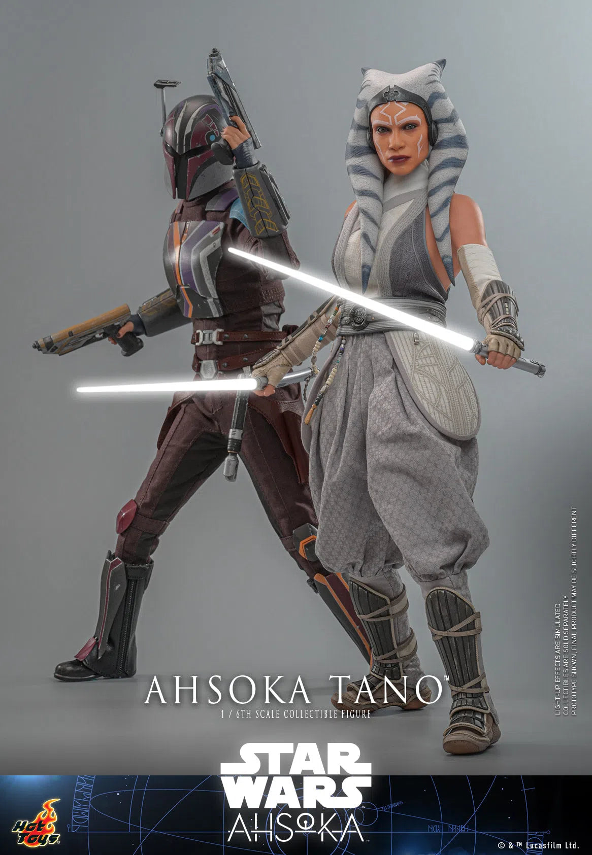 Ahsoka Tano: White Version: Star Wars: Ahsoka Hot Toys