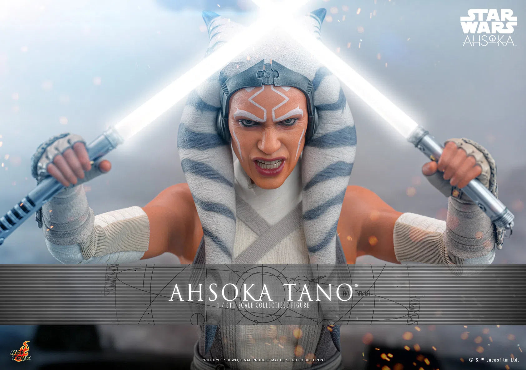 Ahsoka Tano: White Version: Star Wars: Ahsoka Hot Toys