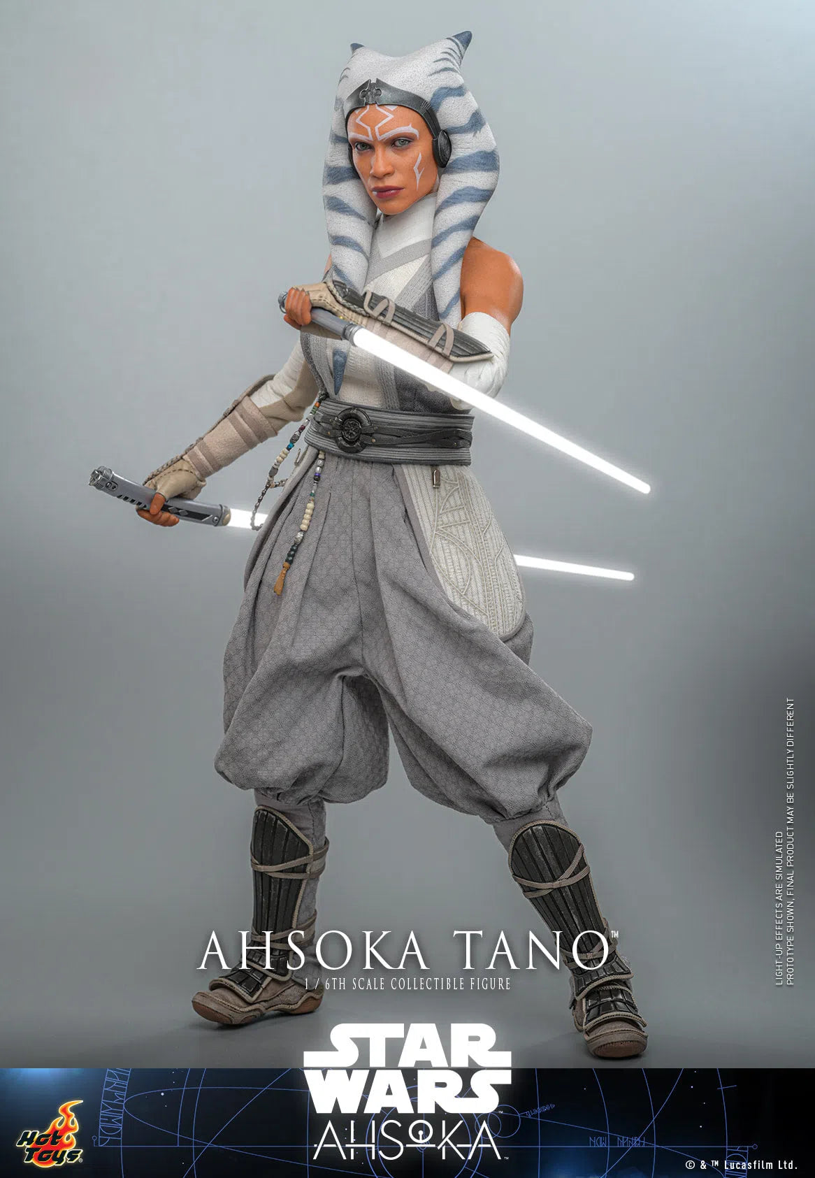 Ahsoka Tano: White Version: Star Wars: Ahsoka Hot Toys