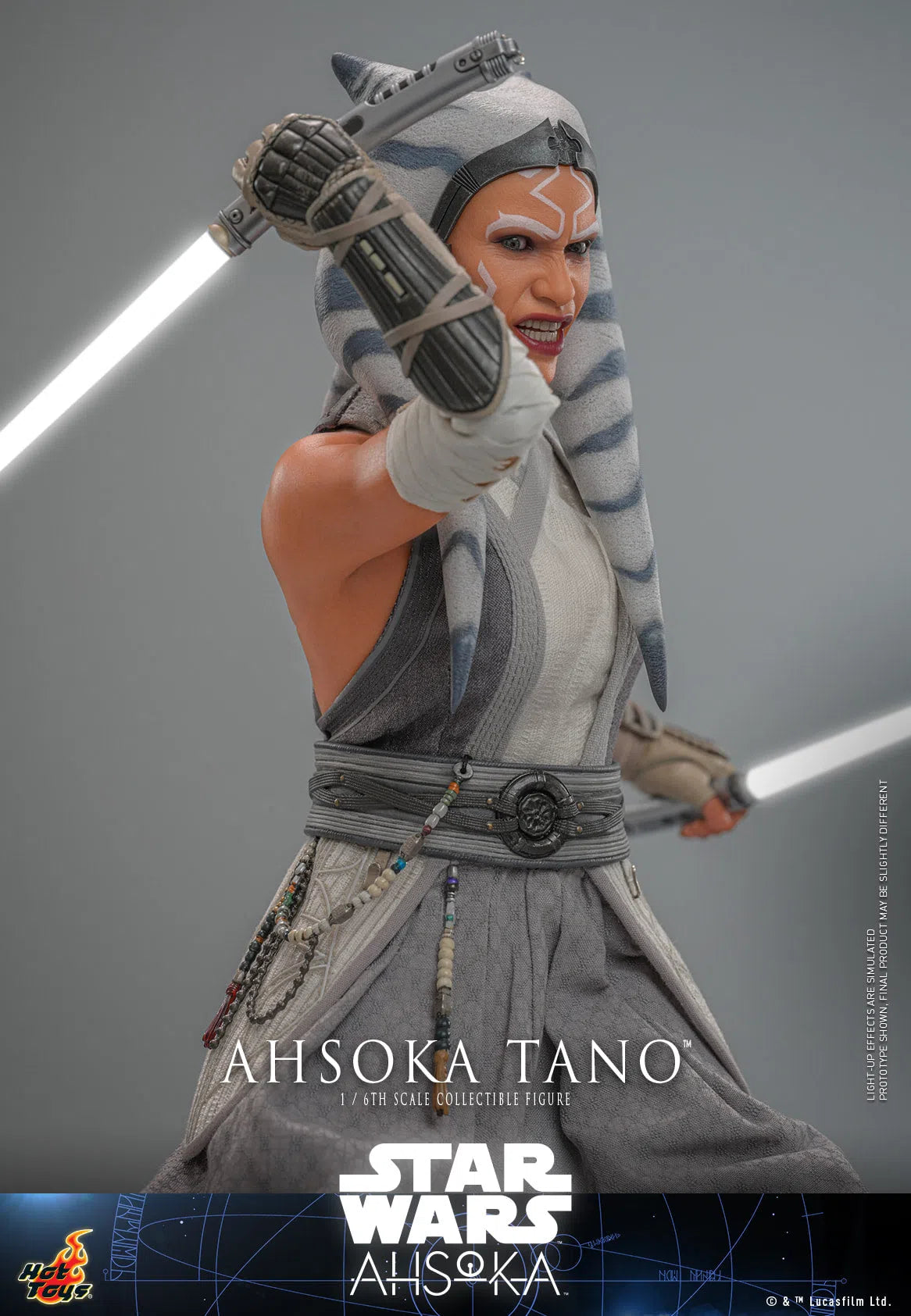 Ahsoka Tano: White Version: Star Wars: Ahsoka Hot Toys