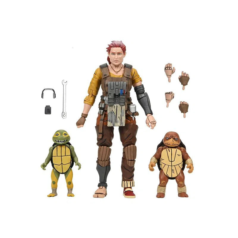 Teenage Mutant Ninja Turtles: The Last Ronin: The Lost Years: Grammy April & Baby Yi & Moja: 7" Action Figure Set