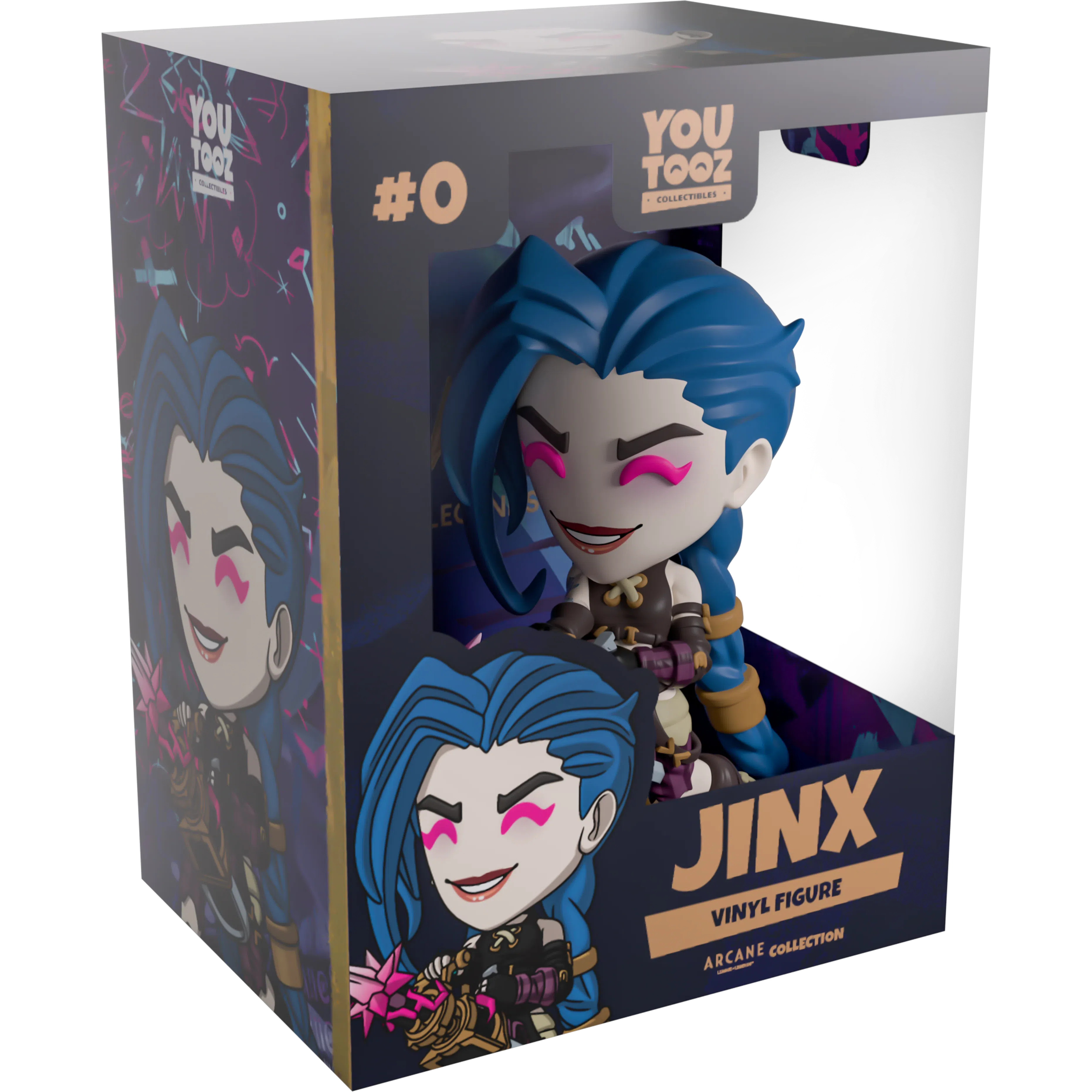 Arcane: Jinx: Vinyl Figure: YouTooz: #0 YouTooz