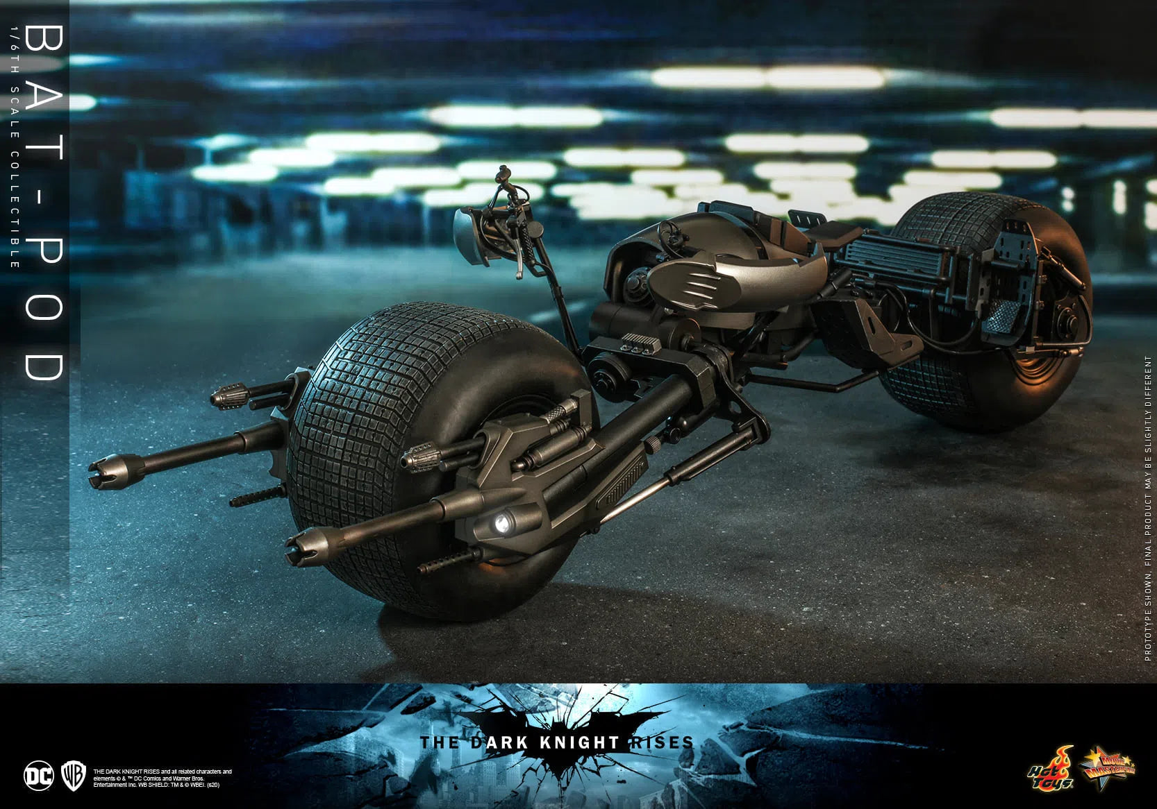 Bat-Pod: The Dark Knight Rises: MMS591: DC Comics Hot Toys