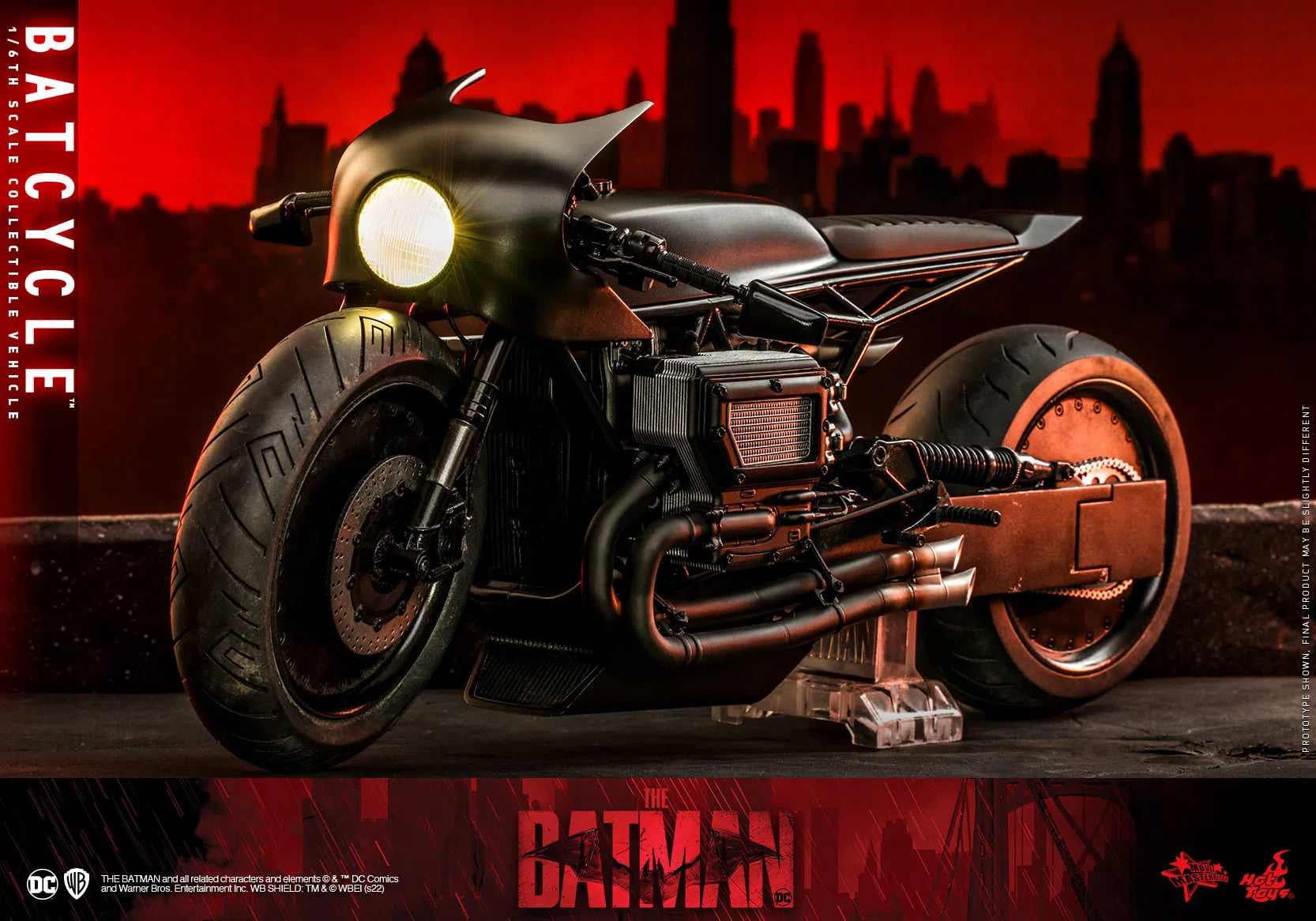 Batcycle: The Batman: DC Comics: MMS642 Hot Toys