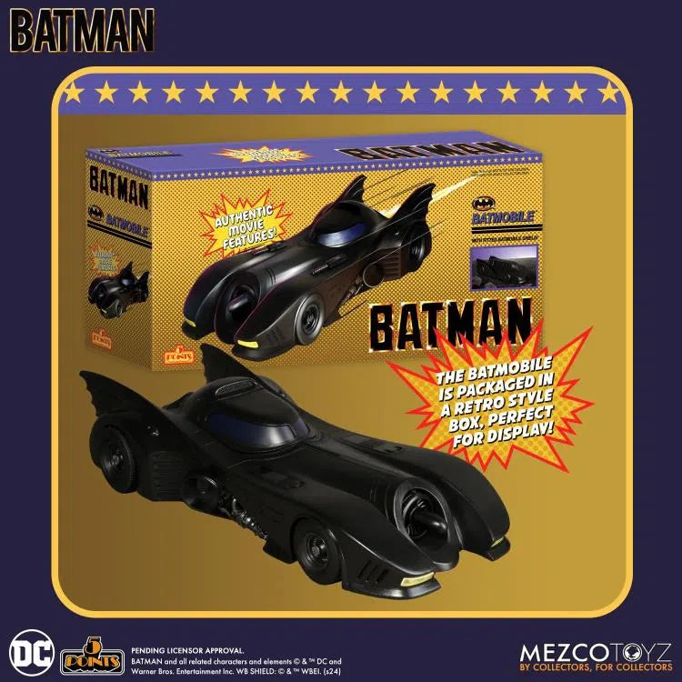 Batman: (1989): 5 Points Batmobile Mezco