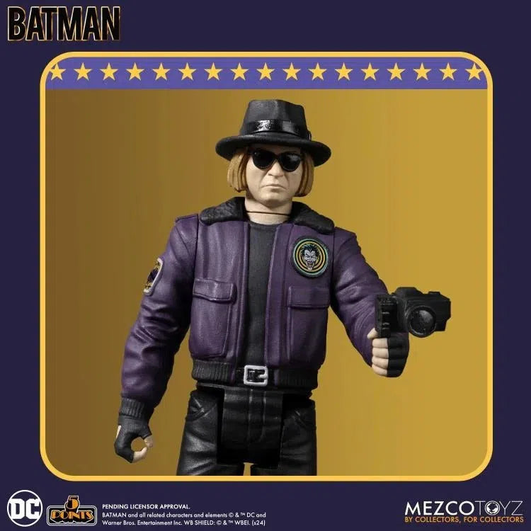 Batman: (1989): 5 Points Figures: Set of 3 Action Figures Mezco