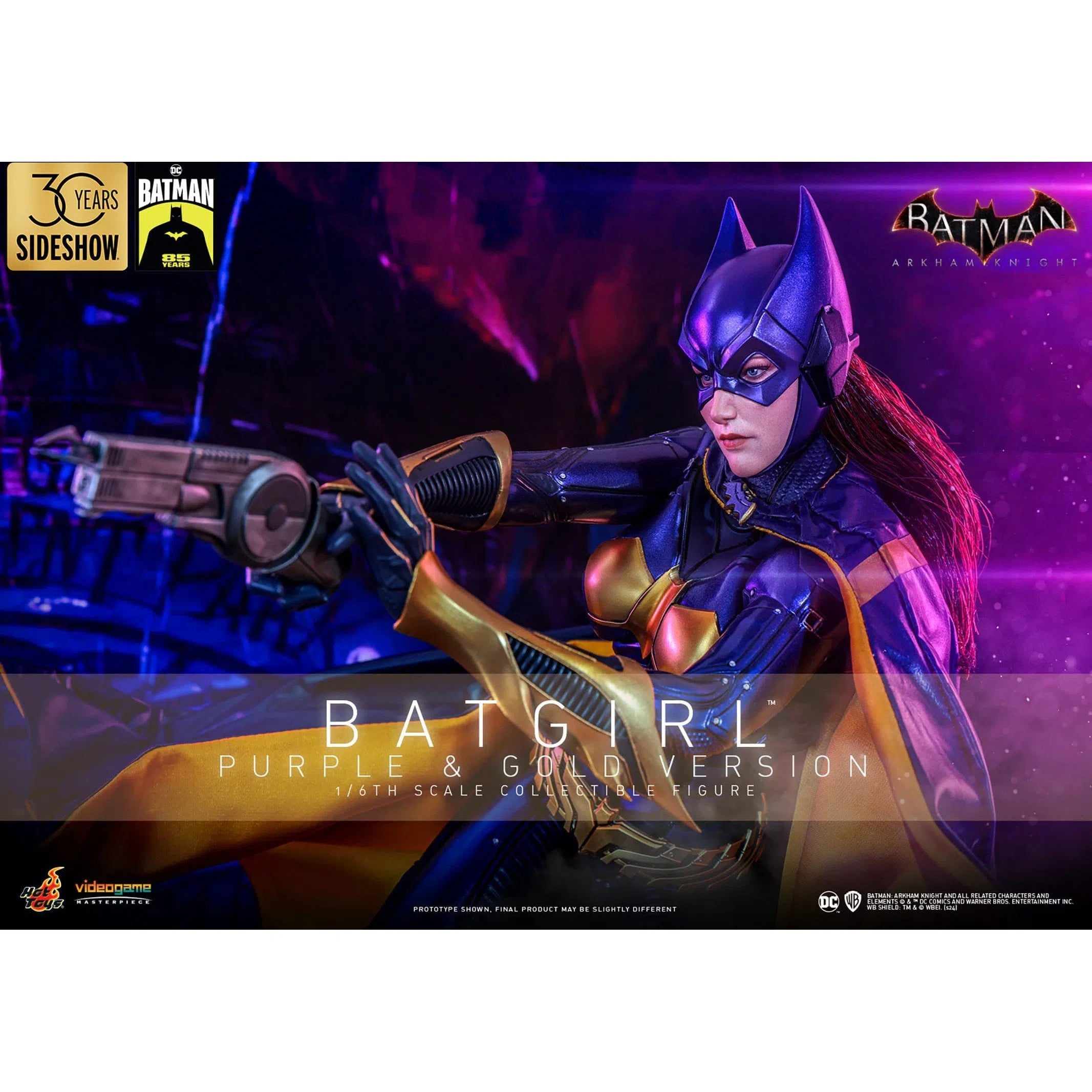 Batman Arkham Knight: Batgirl (Purple and Gold Version) Exclusive: 1/6th Scale Action Figure: Hot Toys Hot Toys