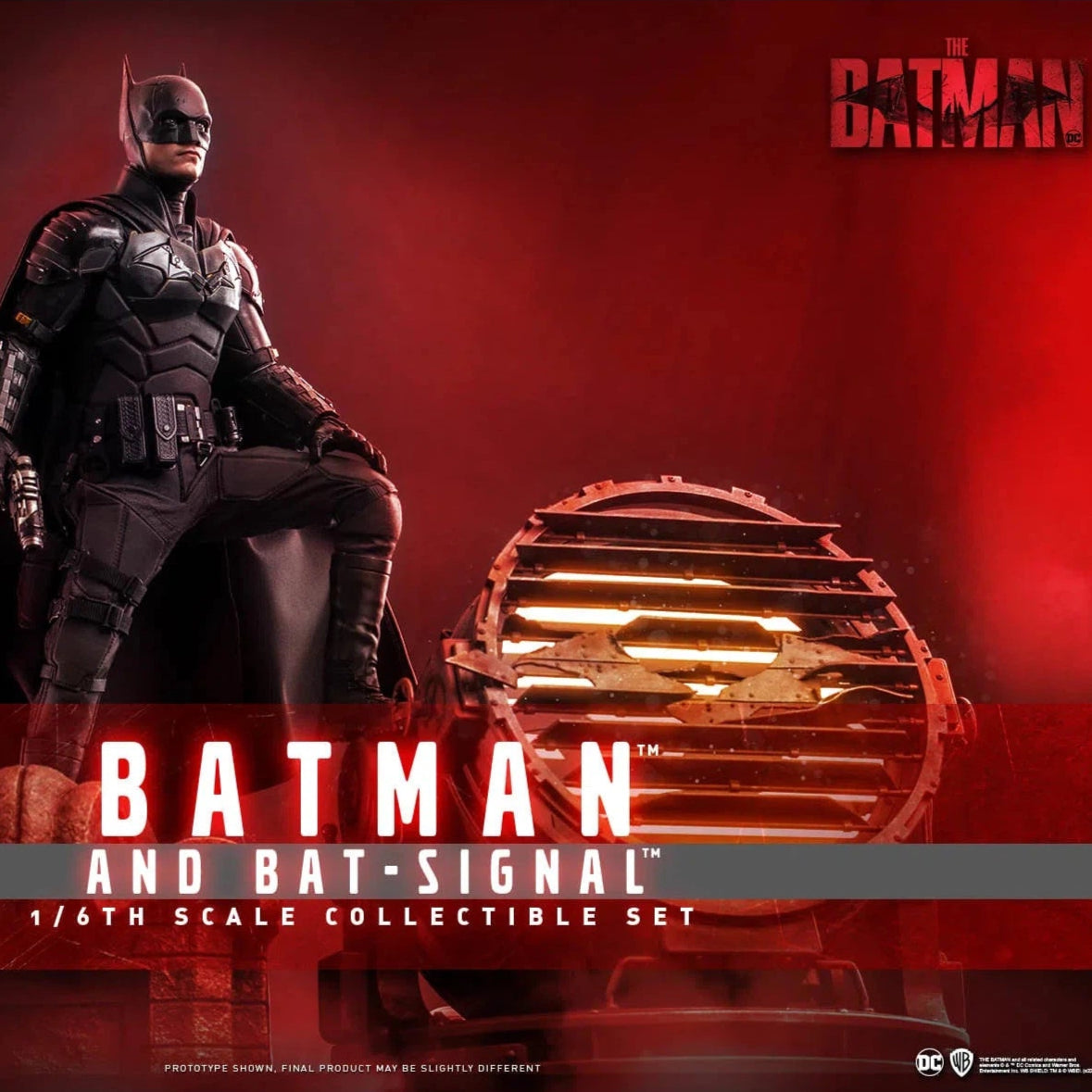 Batman & Bat-Signal Deluxe: The Batman: DC Comics: MMS641 Hot Toys