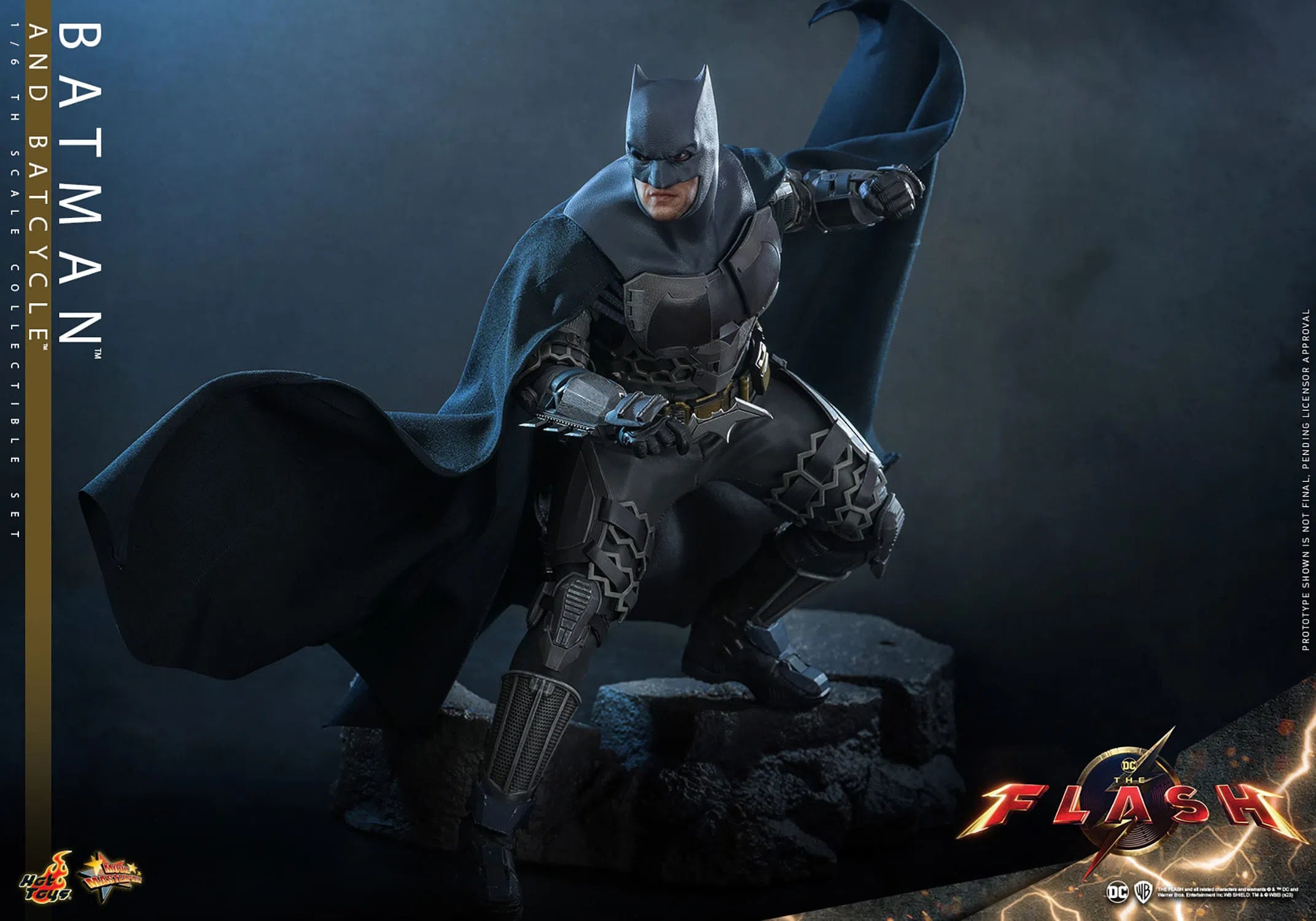 Batman & Batcycle: The Flash: Dc Comics Hot Toys