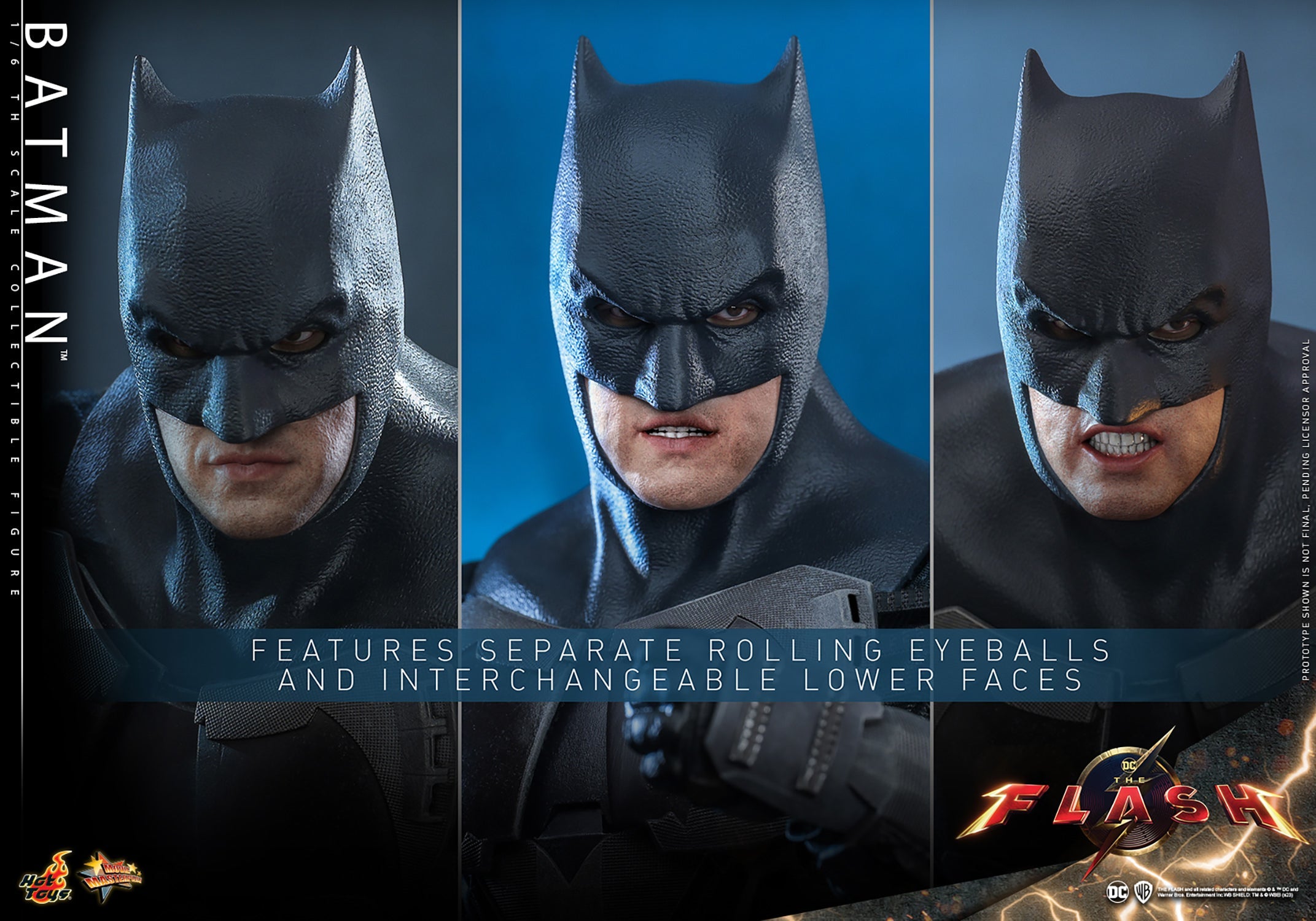 Batman & Batcycle: The Flash: Dc Comics Hot Toys