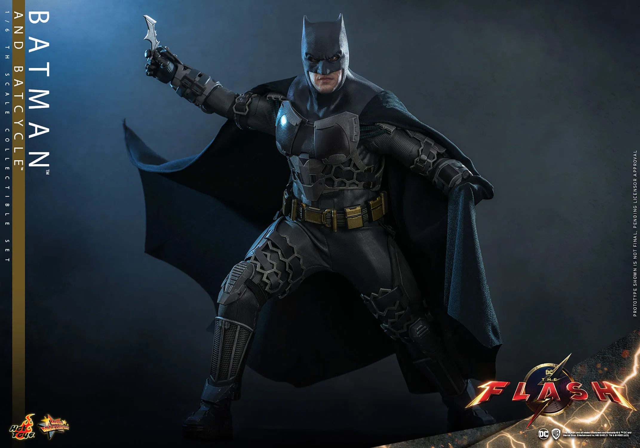 Batman & Batcycle: The Flash: Dc Comics Hot Toys