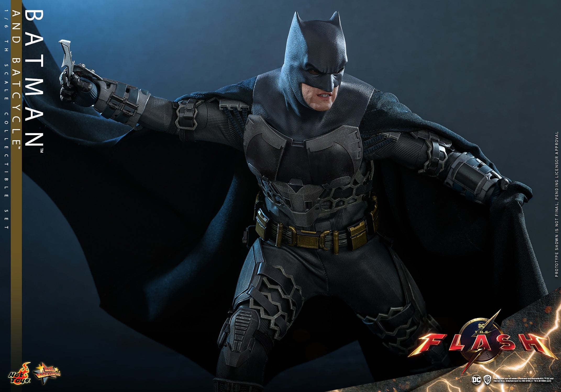 Batman & Batcycle: The Flash: Dc Comics Hot Toys