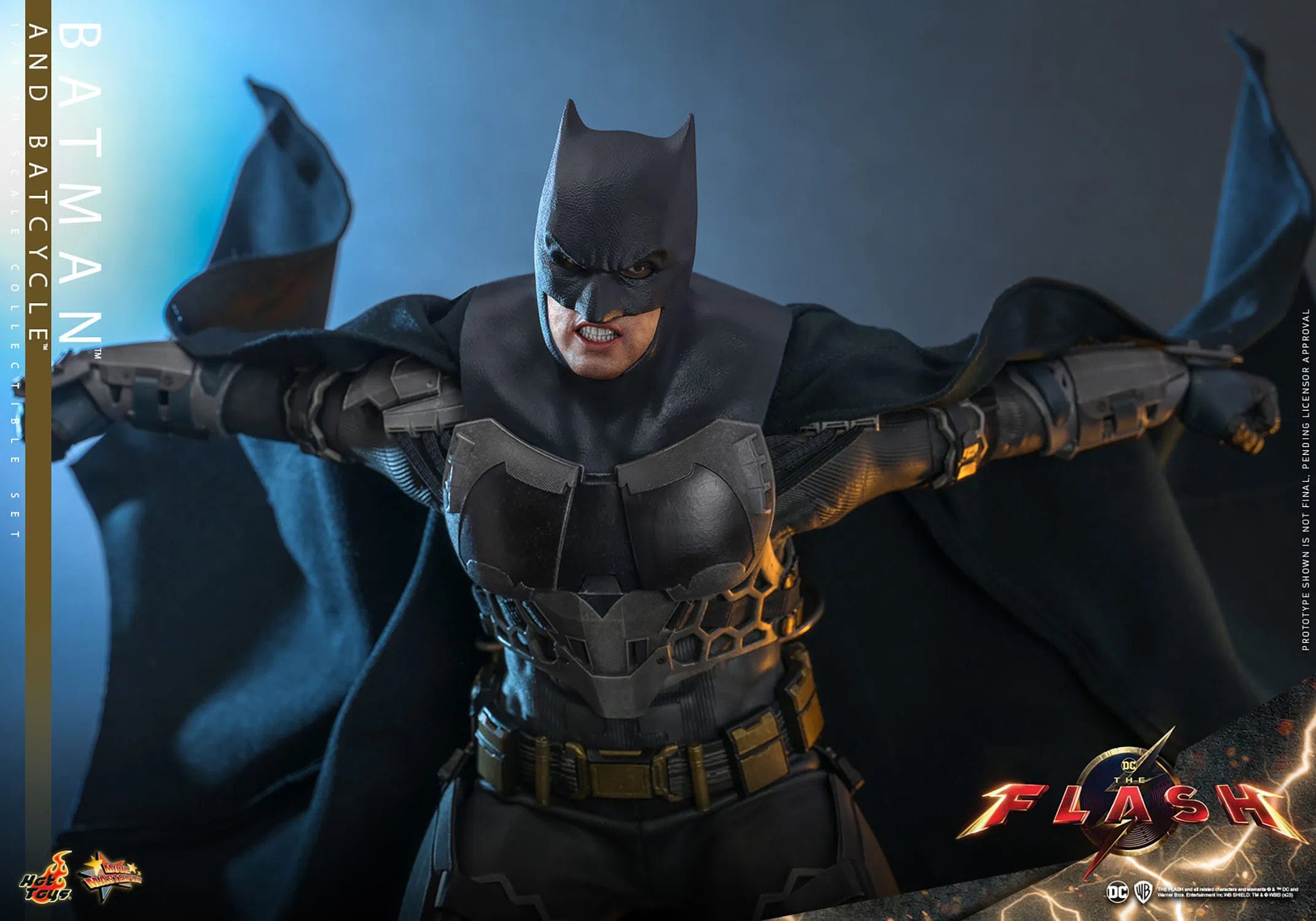 Batman & Batcycle: The Flash: Dc Comics Hot Toys