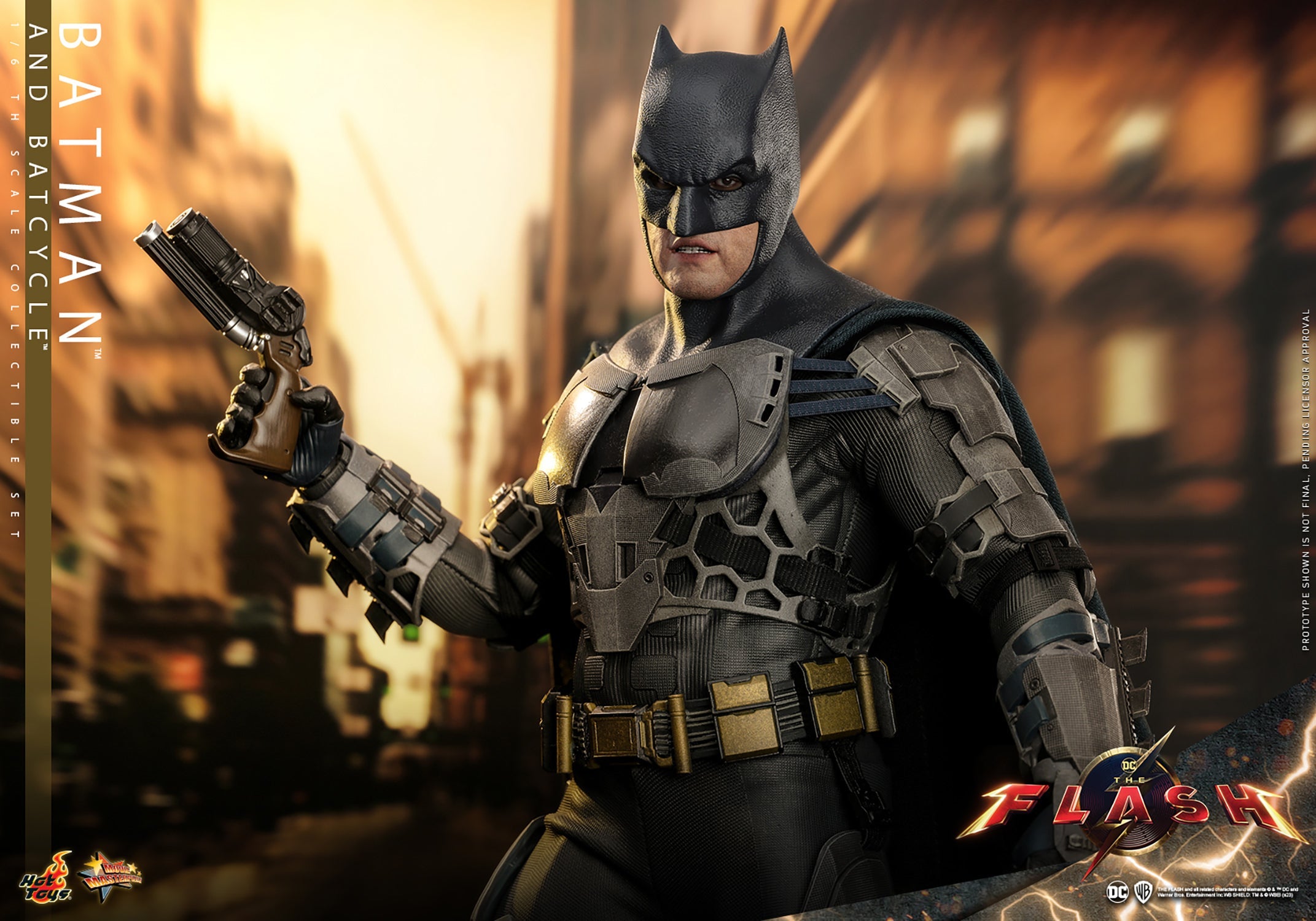 Batman & Batcycle: The Flash: Dc Comics Hot Toys