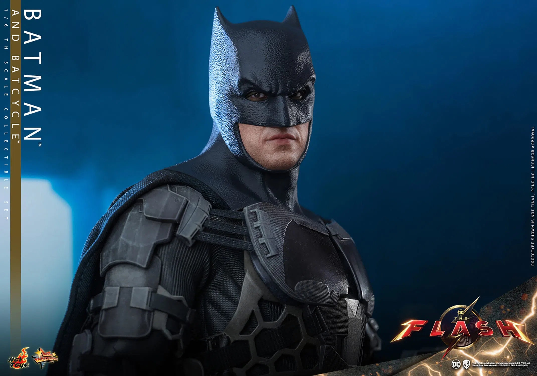 Batman & Batcycle: The Flash: Dc Comics Hot Toys