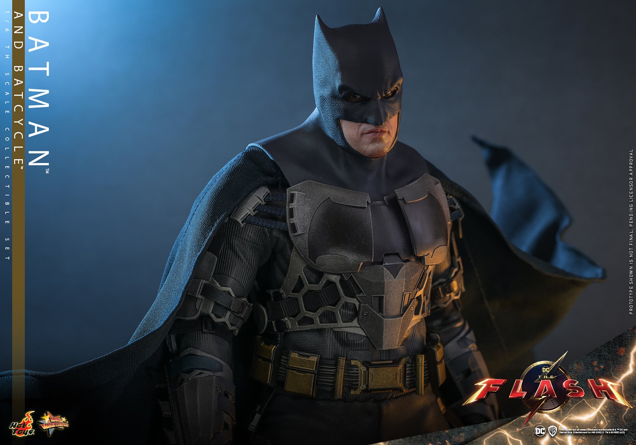 Batman & Batcycle: The Flash: Dc Comics Hot Toys