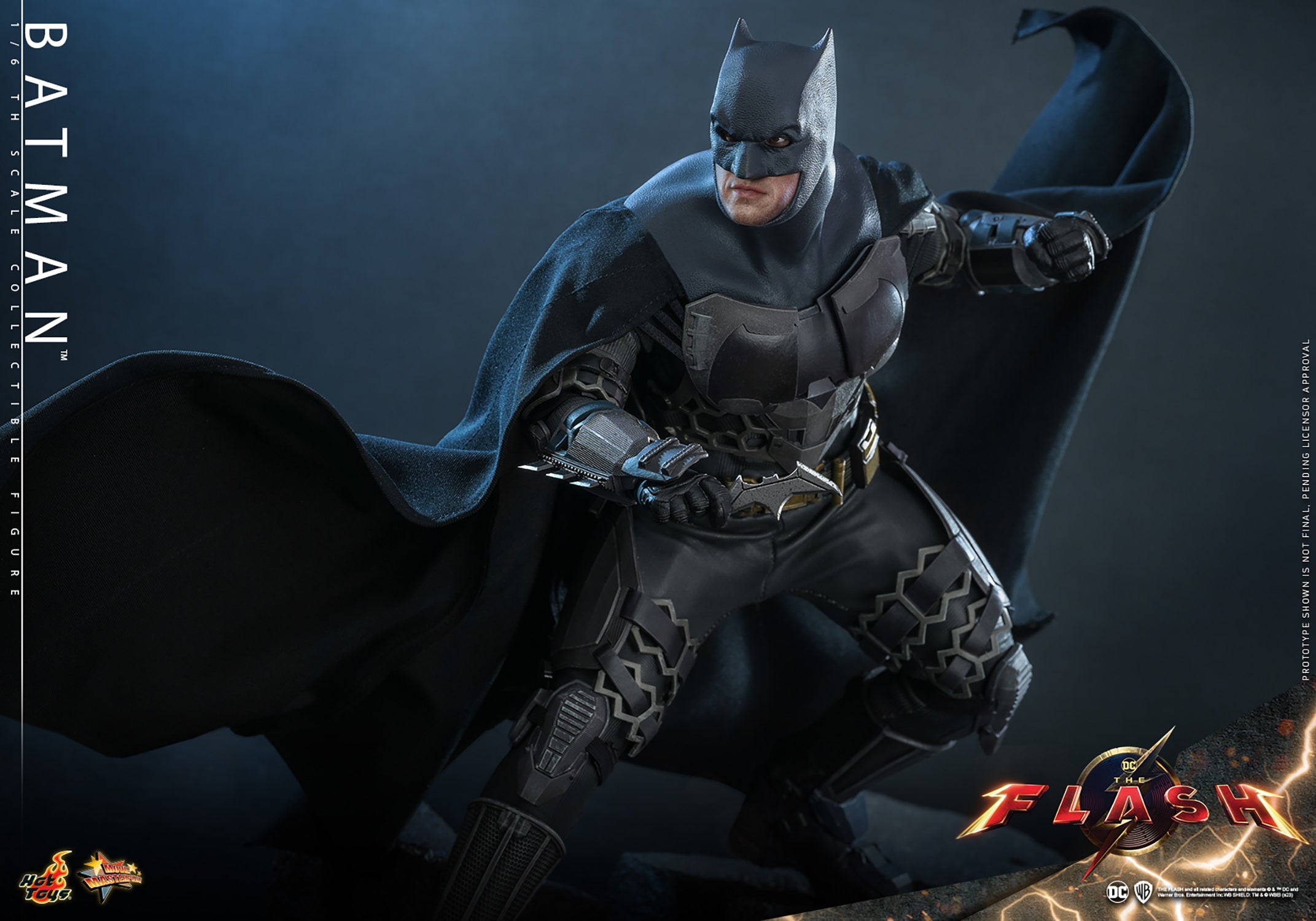 Batman & Batcycle: The Flash: Dc Comics Hot Toys