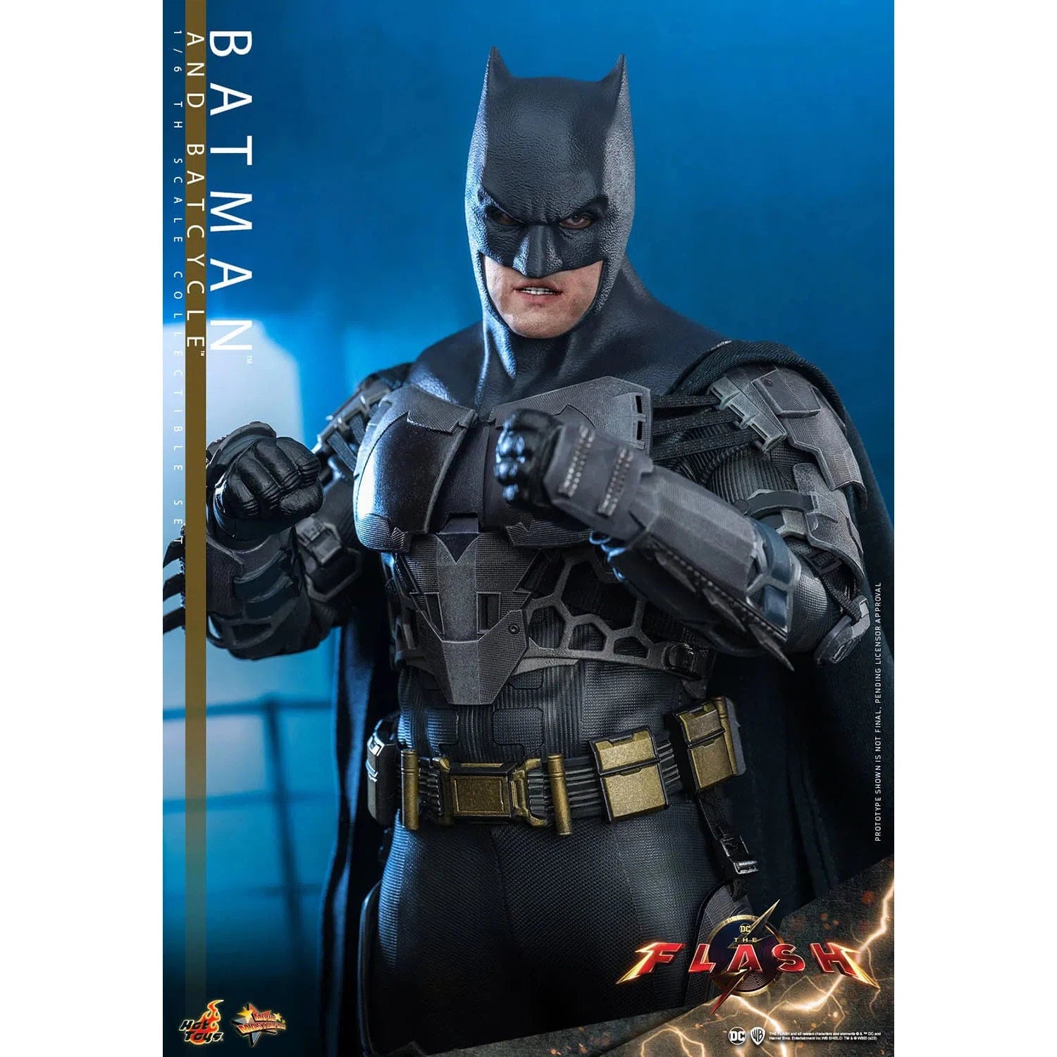 Batman & Batcycle: The Flash: Dc Comics Hot Toys