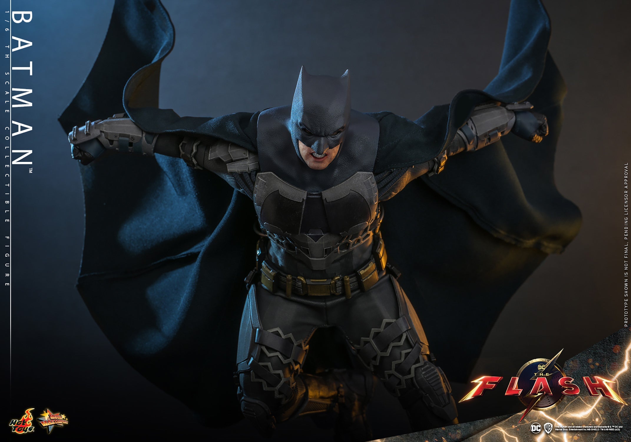 Batman & Batcycle: The Flash: Dc Comics Hot Toys