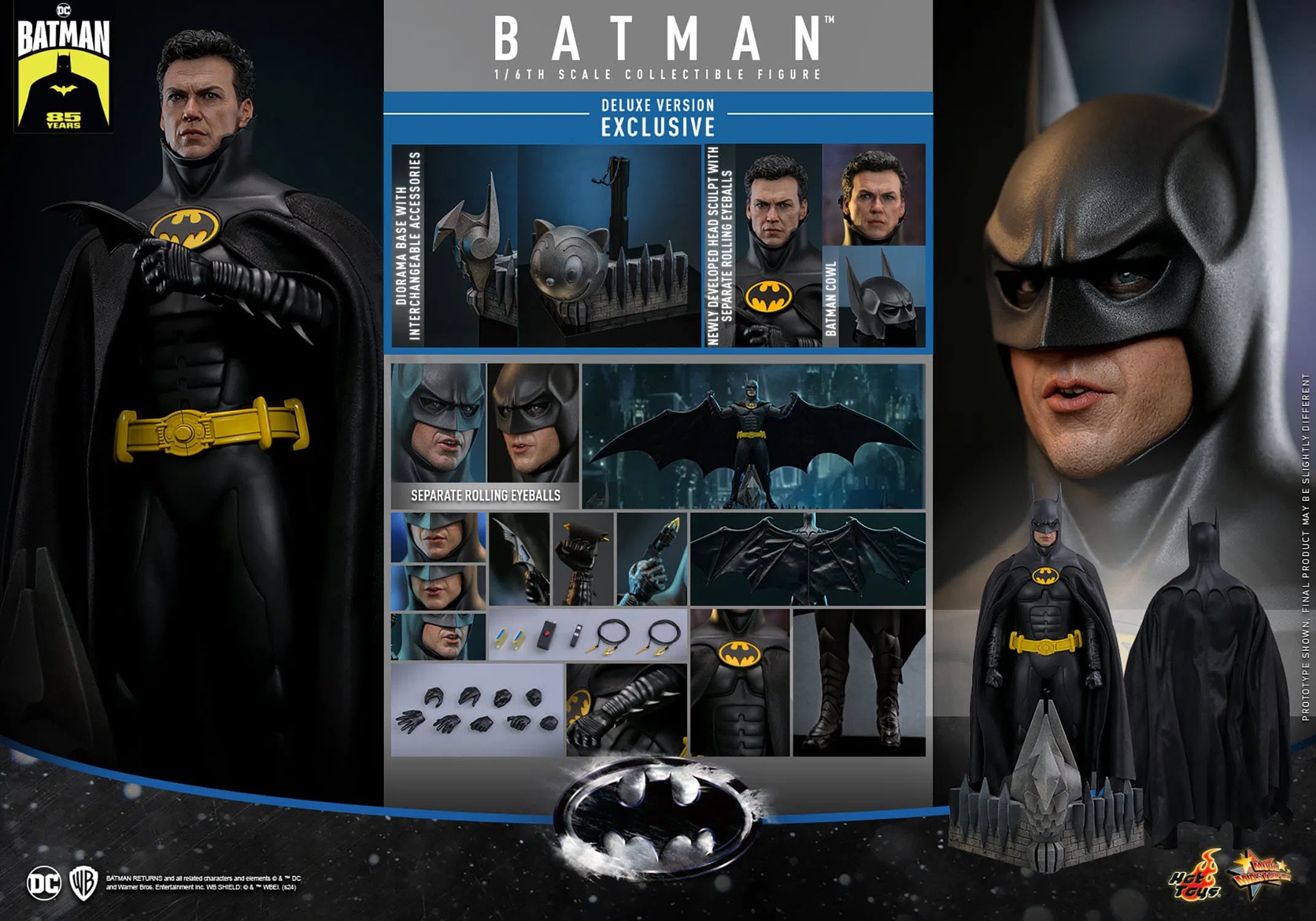 Batman Returns: Batman: Deluxe: Hot Toys: MMS770 Hot Toys