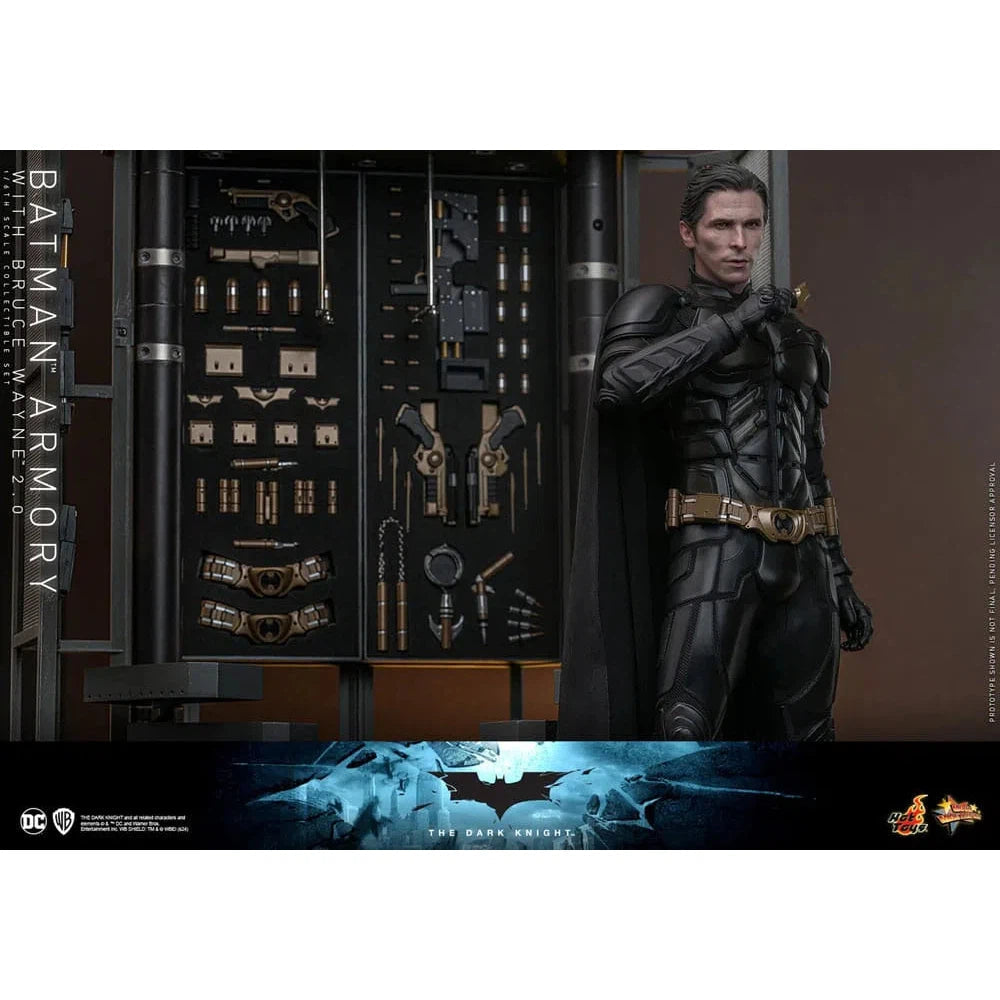 Batman: The Dark Knight: Armory With Bruce Wayne & Batman: 2.0: Hot Toys Hot Toys