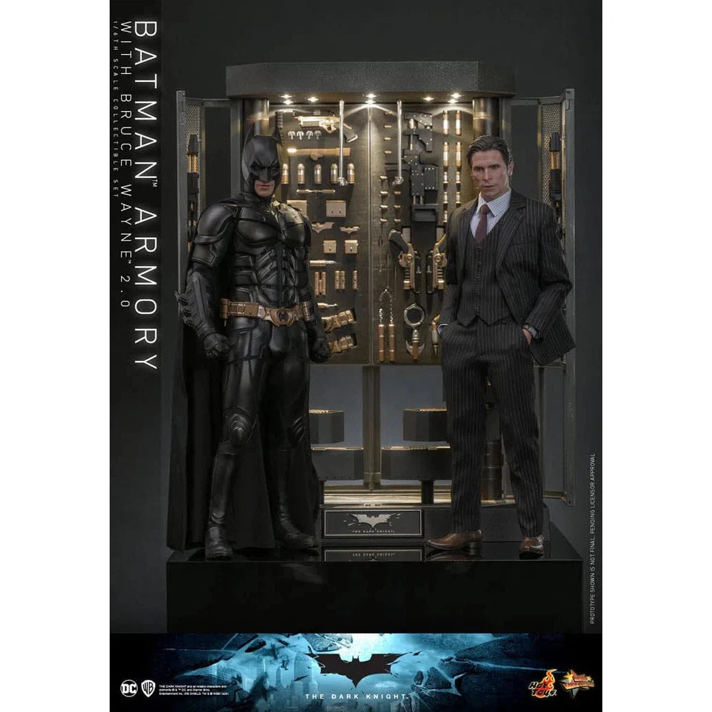 Batman: The Dark Knight: Armory With Bruce Wayne & Batman: 2.0: Hot Toys Hot Toys