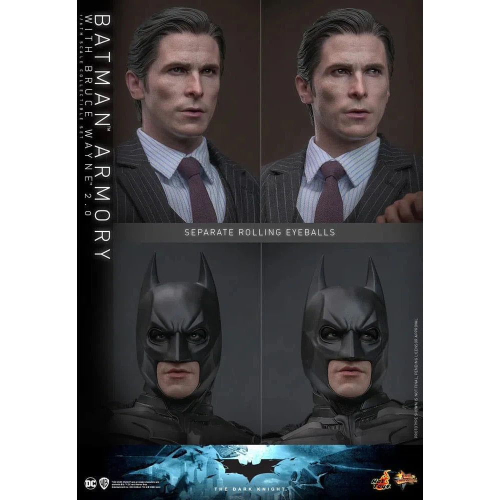 Batman: The Dark Knight: Armory With Bruce Wayne & Batman: 2.0: Hot Toys Hot Toys