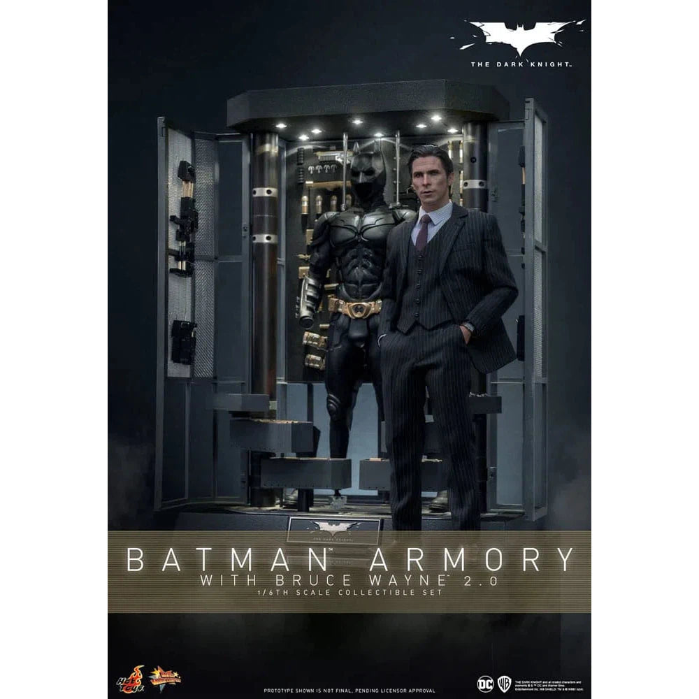 Batman: The Dark Knight: Armory With Bruce Wayne & Batman: 2.0: Hot Toys Hot Toys