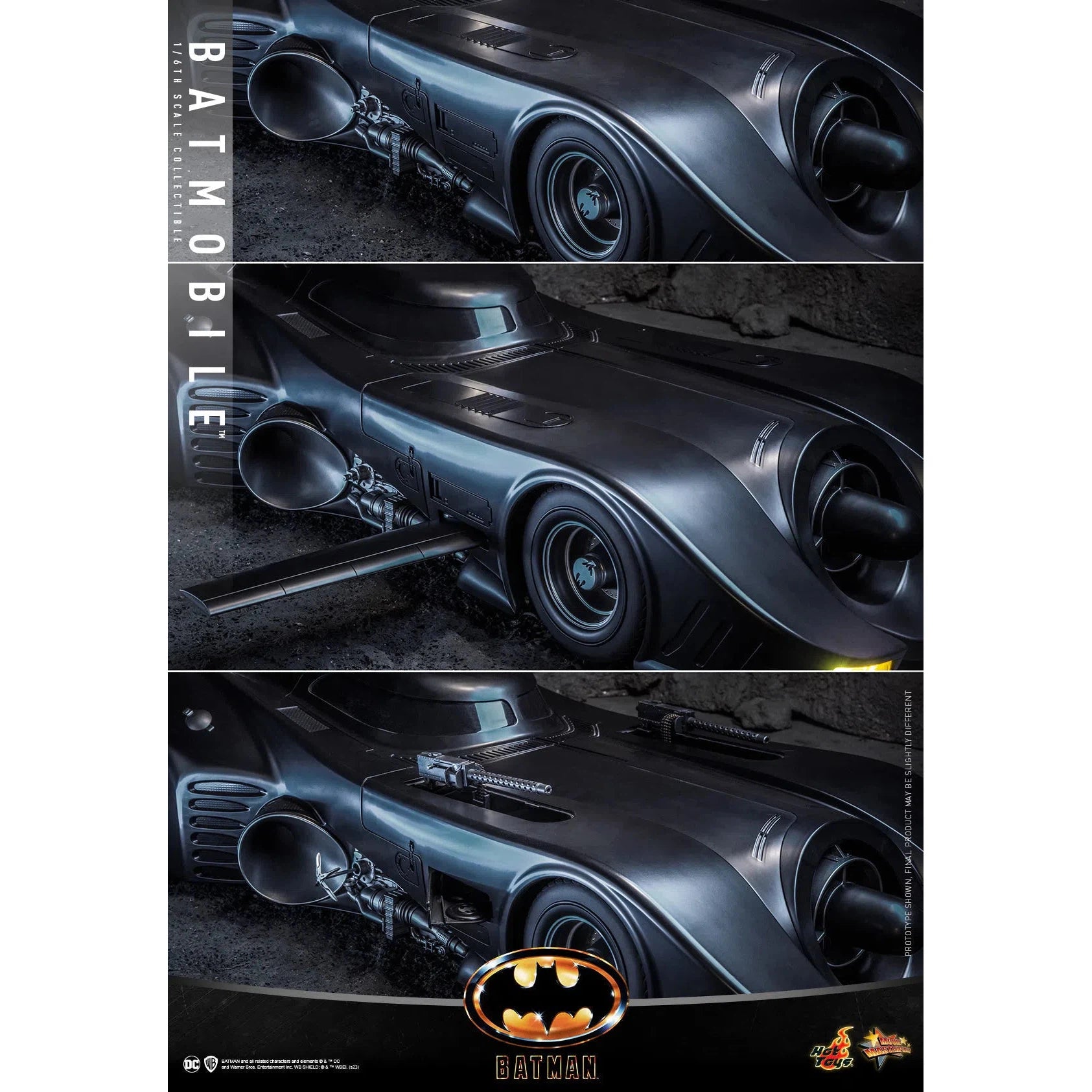 Batmobile: Batman 1989: MMS694 Hot Toys