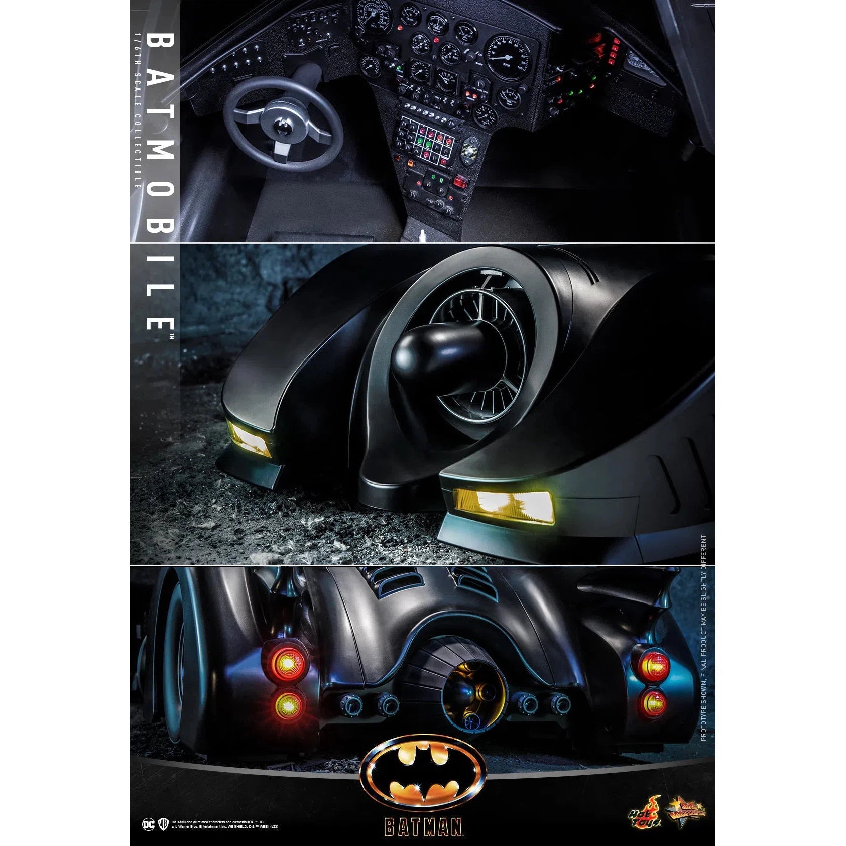 Batmobile: Batman 1989: MMS694 Hot Toys