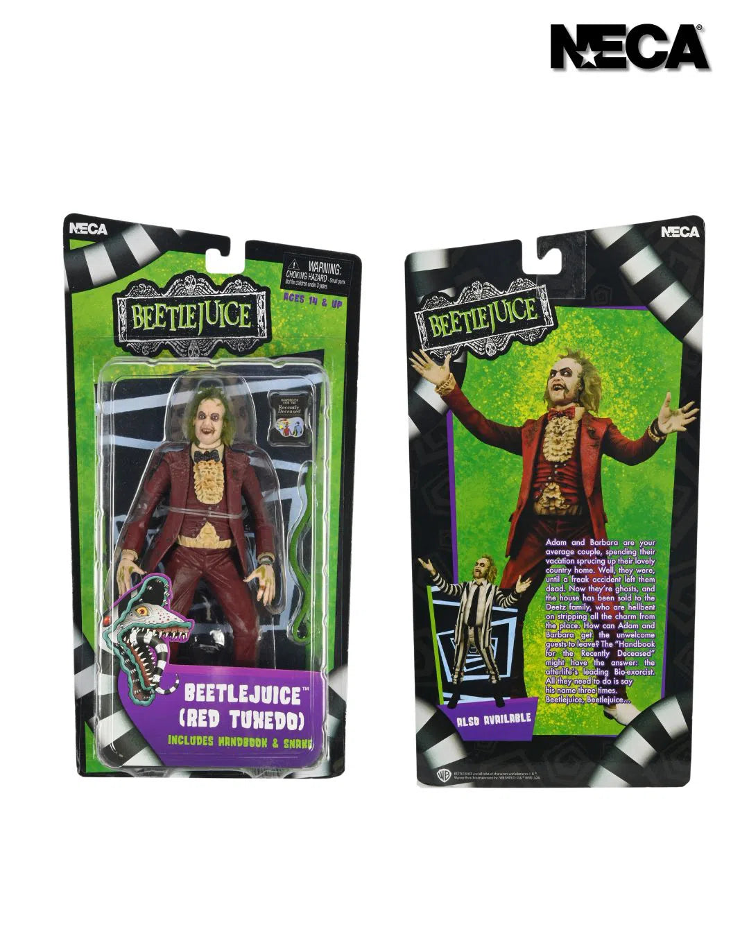 Beetlejuice (1988): Beetlejuice: Red Tuxedo: 7 Inch Action Figure Neca