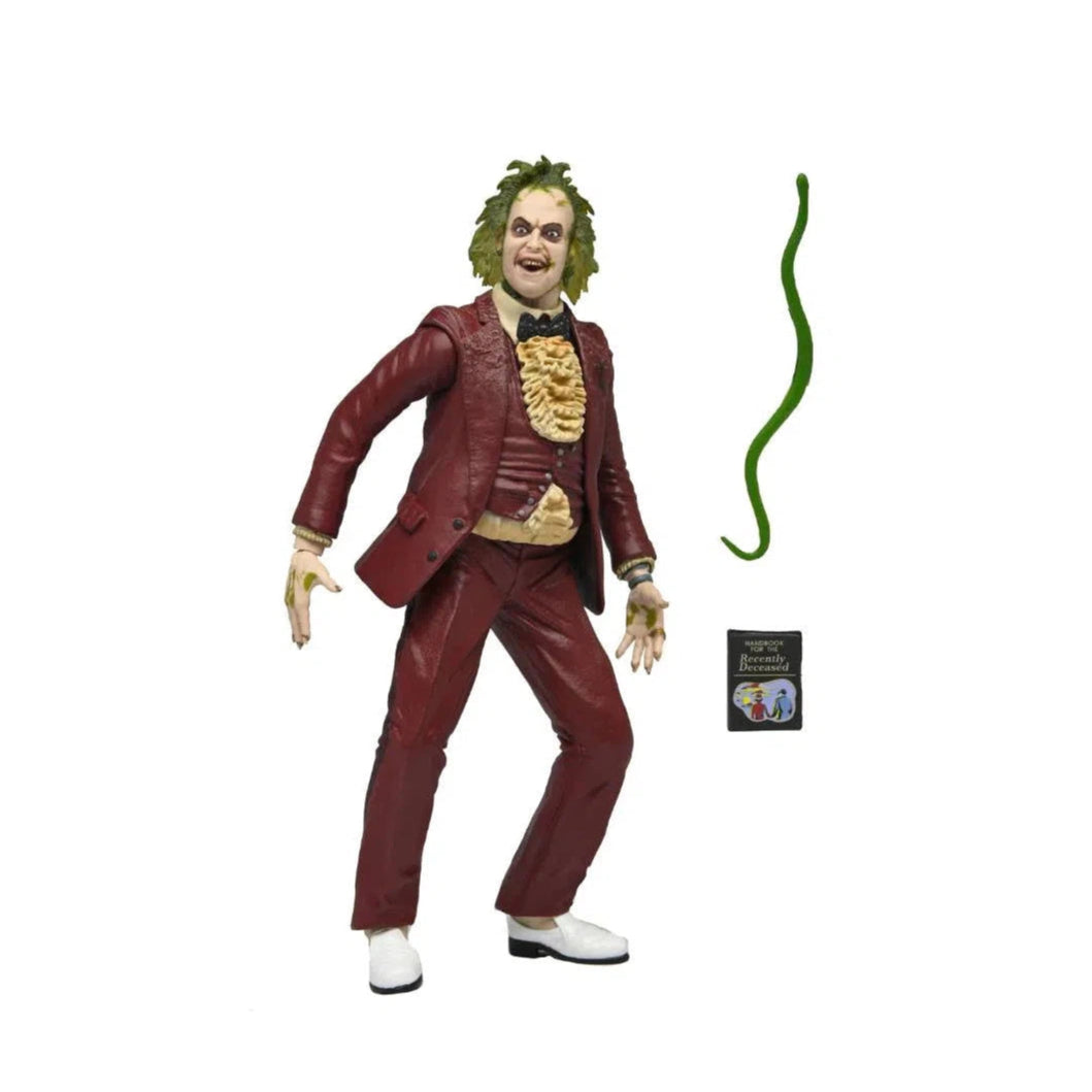 Beetlejuice (1988): Beetlejuice: Red Tuxedo: 7 Inch Action Figure Neca