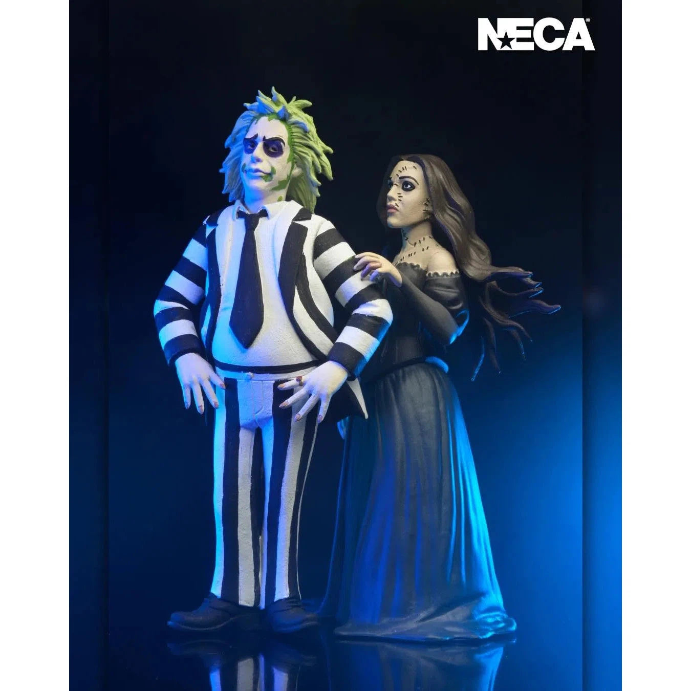 Bettlejuice Beetlejuice: Toony Terrors: Beetlejuice & Delores: Two Pack: Neca Neca