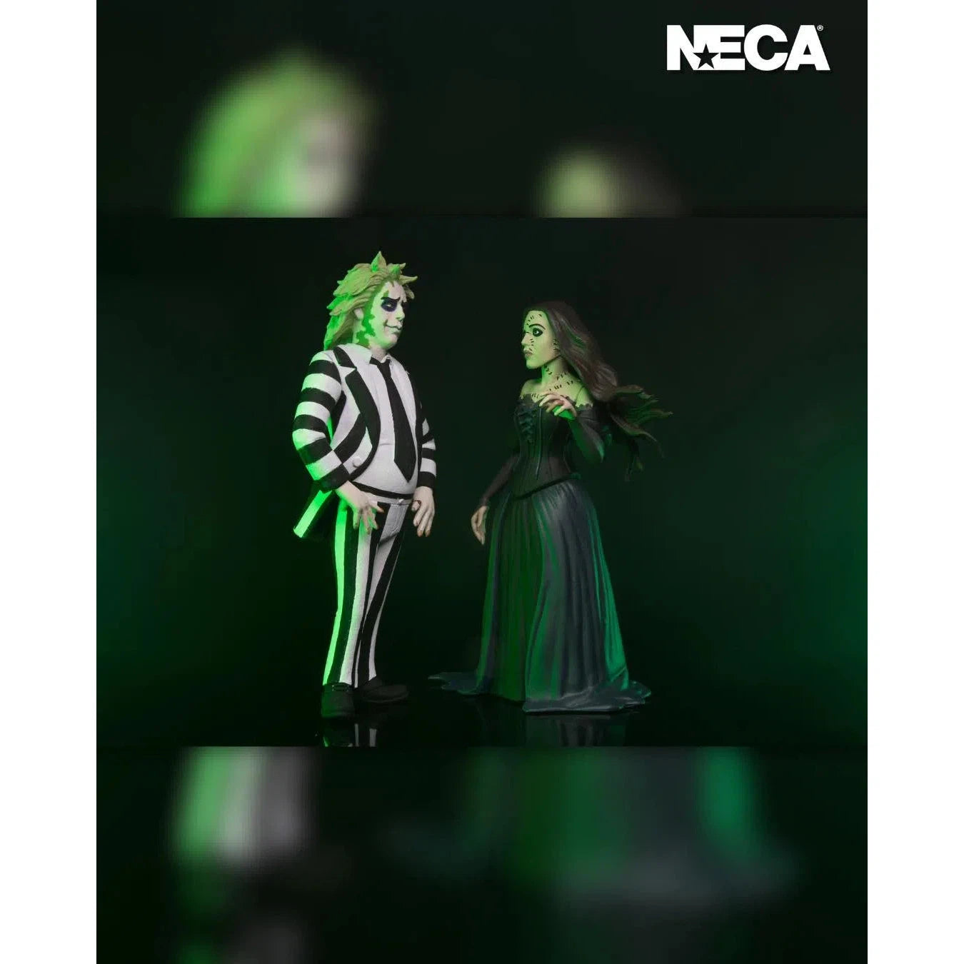 Bettlejuice Beetlejuice: Toony Terrors: Beetlejuice & Delores: Two Pack: Neca Neca