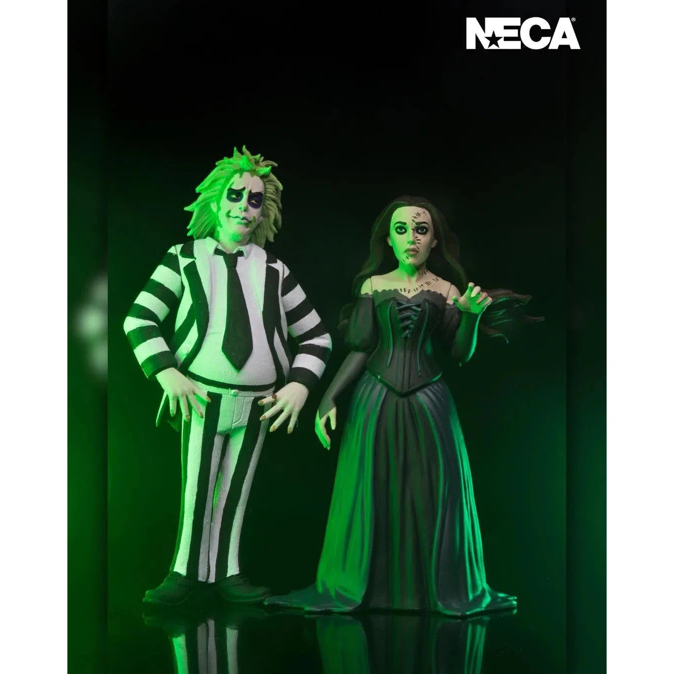 Bettlejuice Beetlejuice: Toony Terrors: Beetlejuice & Delores: Two Pack: Neca Neca