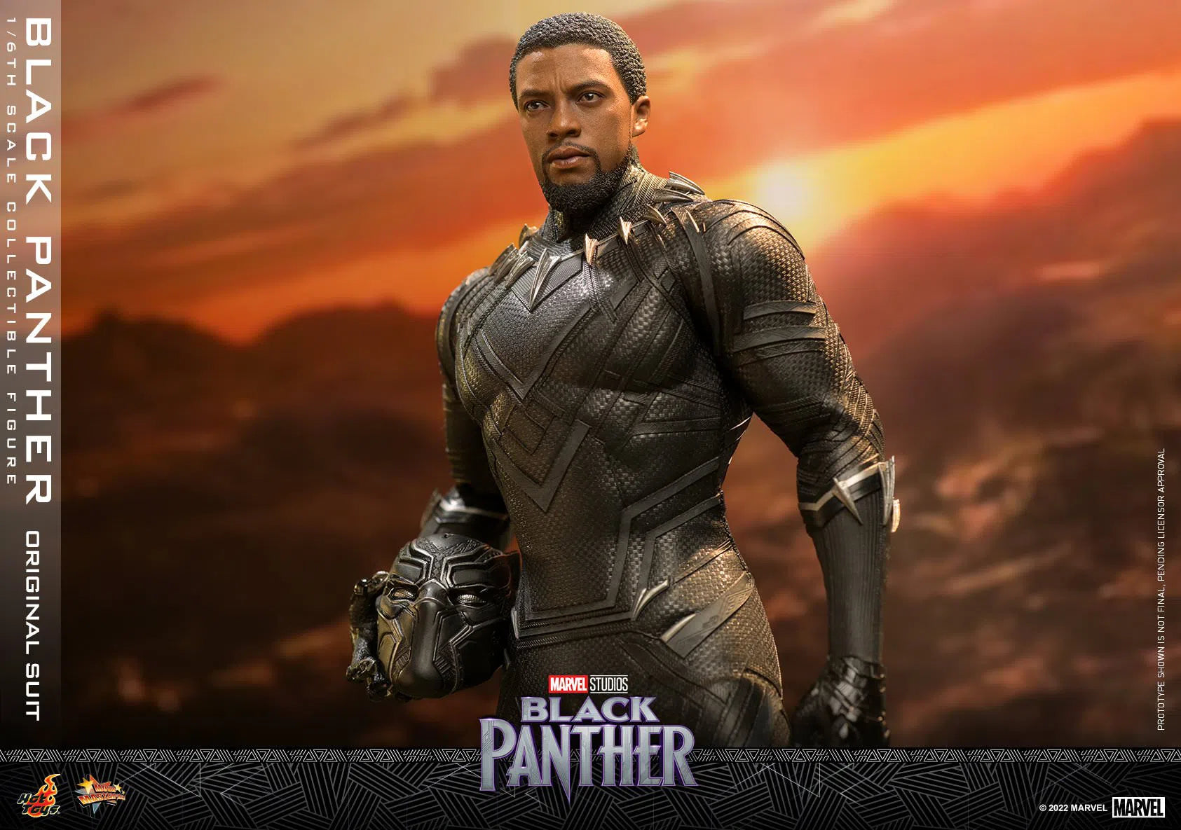 Black Panther: Original Suit: Black Panther: MMS671 Hot Toys